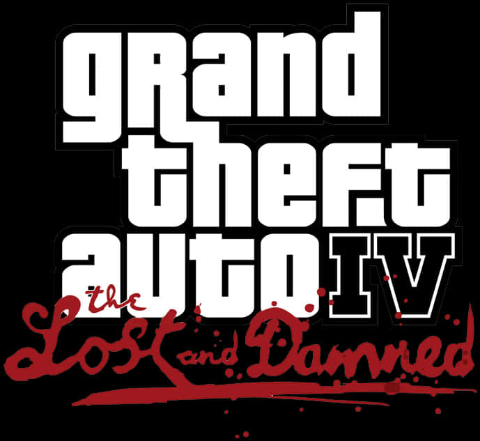 G T A I V The Lost and Damned-logo Bakgrunner