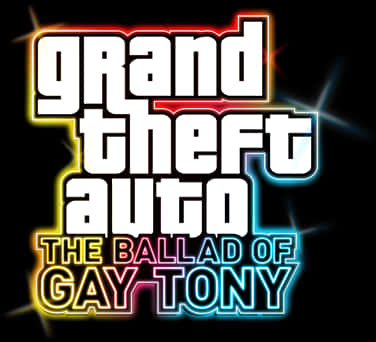 G T A The Ballad of Gay Tony Logo Bakgrunner