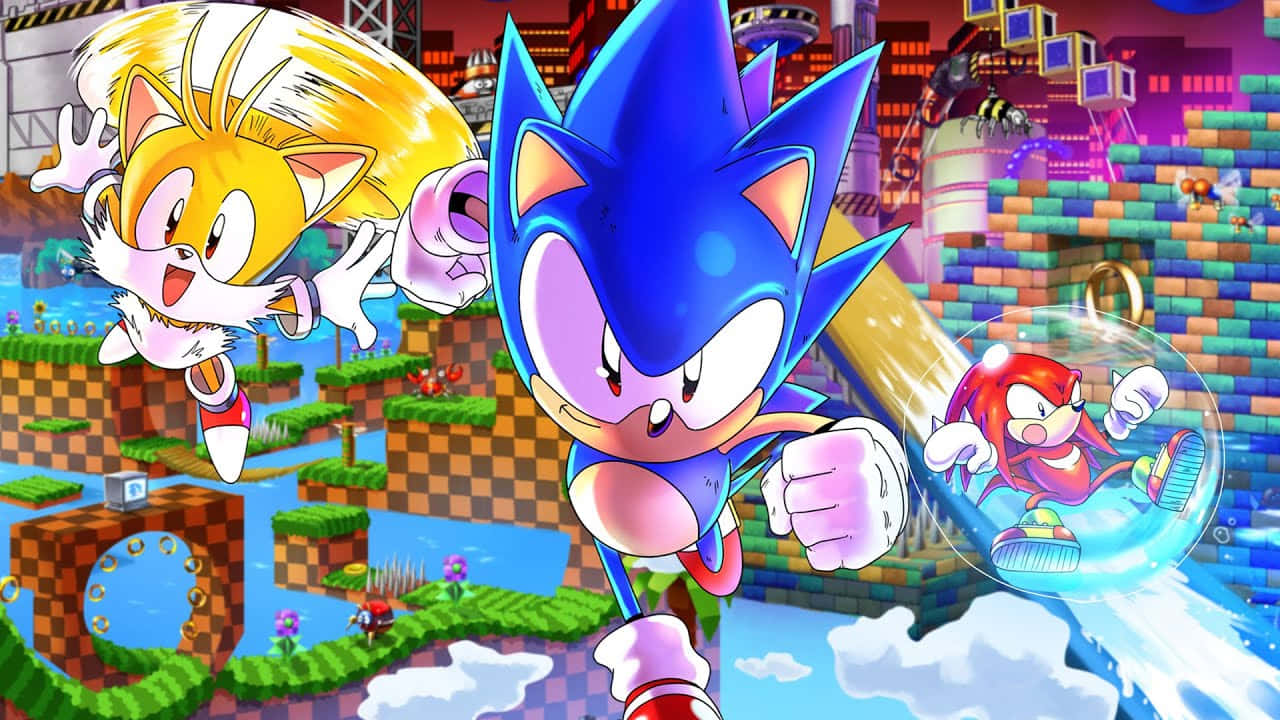 Gå fortere enn lysets hastighet med Sonic! Bakgrunner