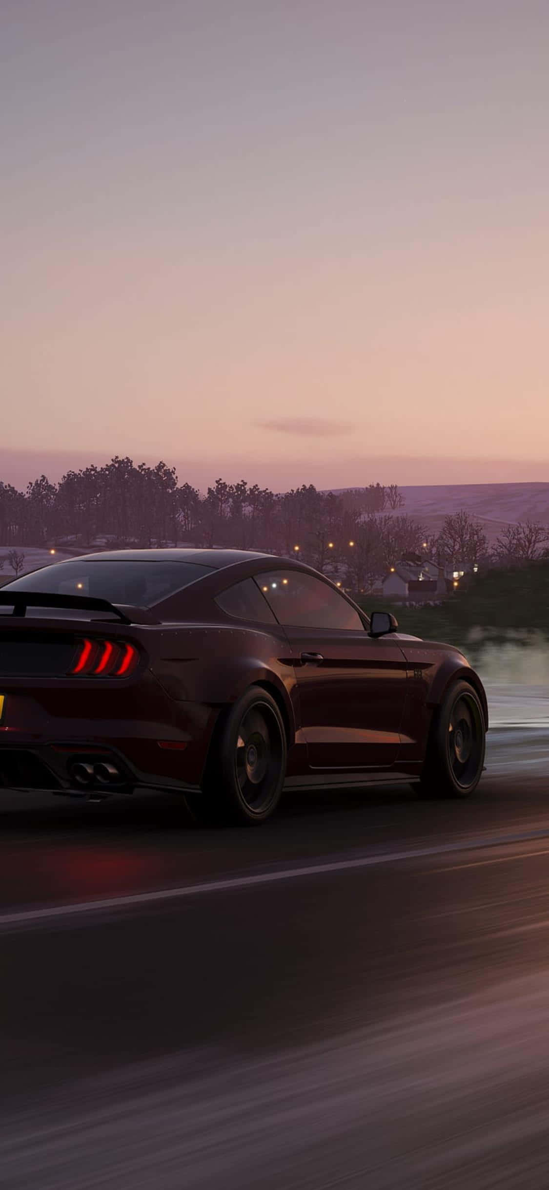 Gå inn i den fartsfylte verdenen til Forza Horizon 4 med en iPhone Xs Bakgrunner