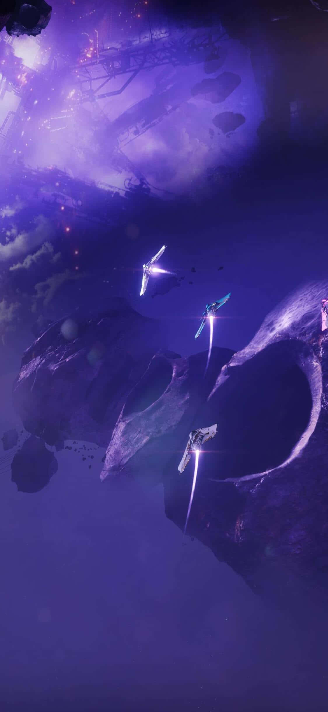 Gå inn i verdenen til Destiny 2 med den nye iPhone Xs Bakgrunner