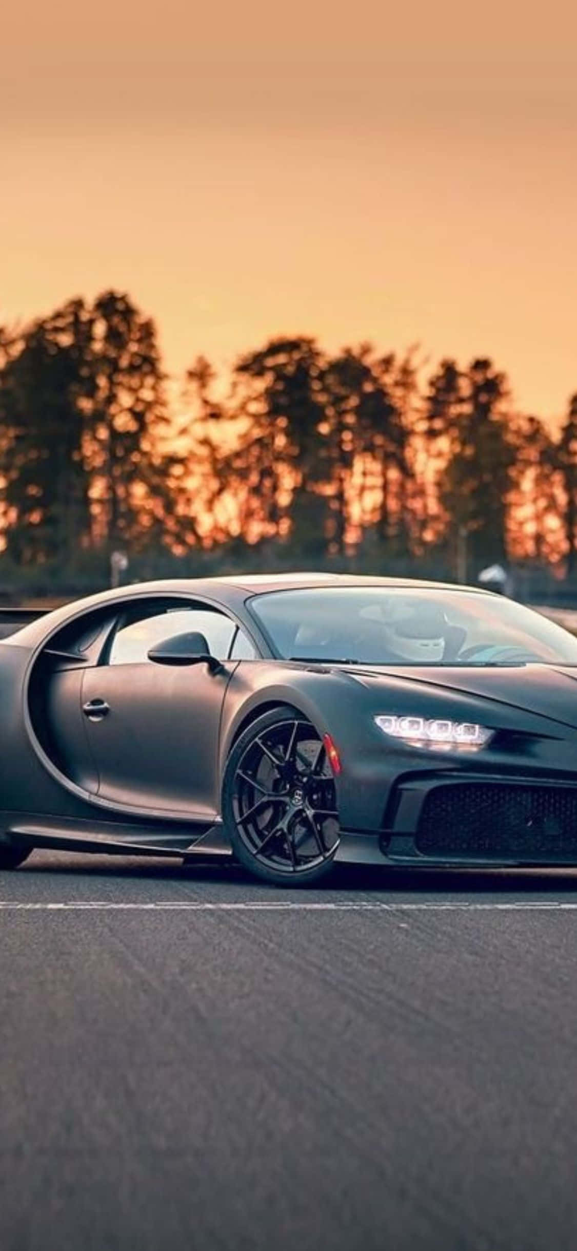 Gå raskere med iPhone XS og Bugatti Bakgrunner