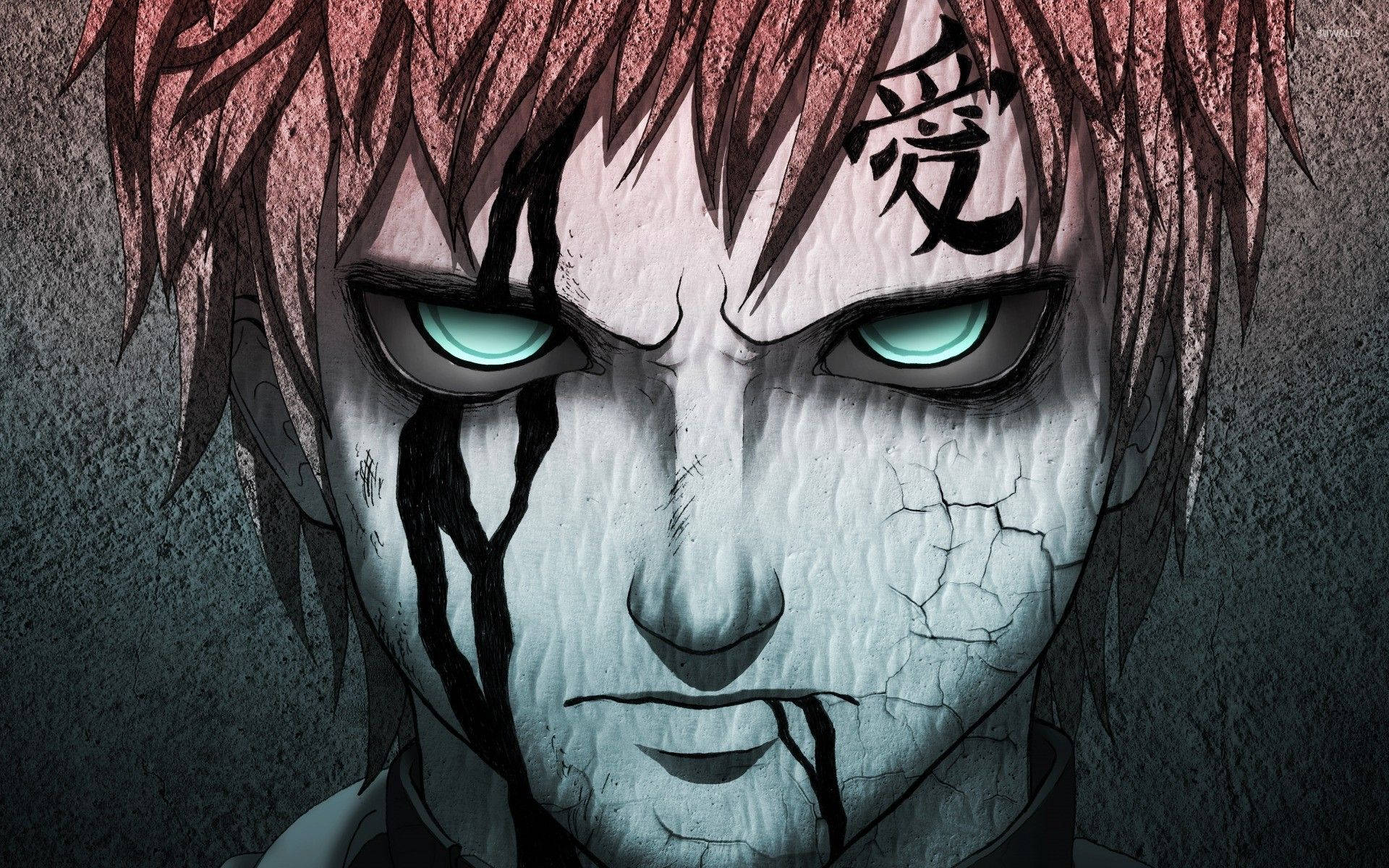 Et bilde av Gaara i Naruto Shippuden anime for skrivebordsbakgrunn. — Kult naruto GIF Bakgrunner