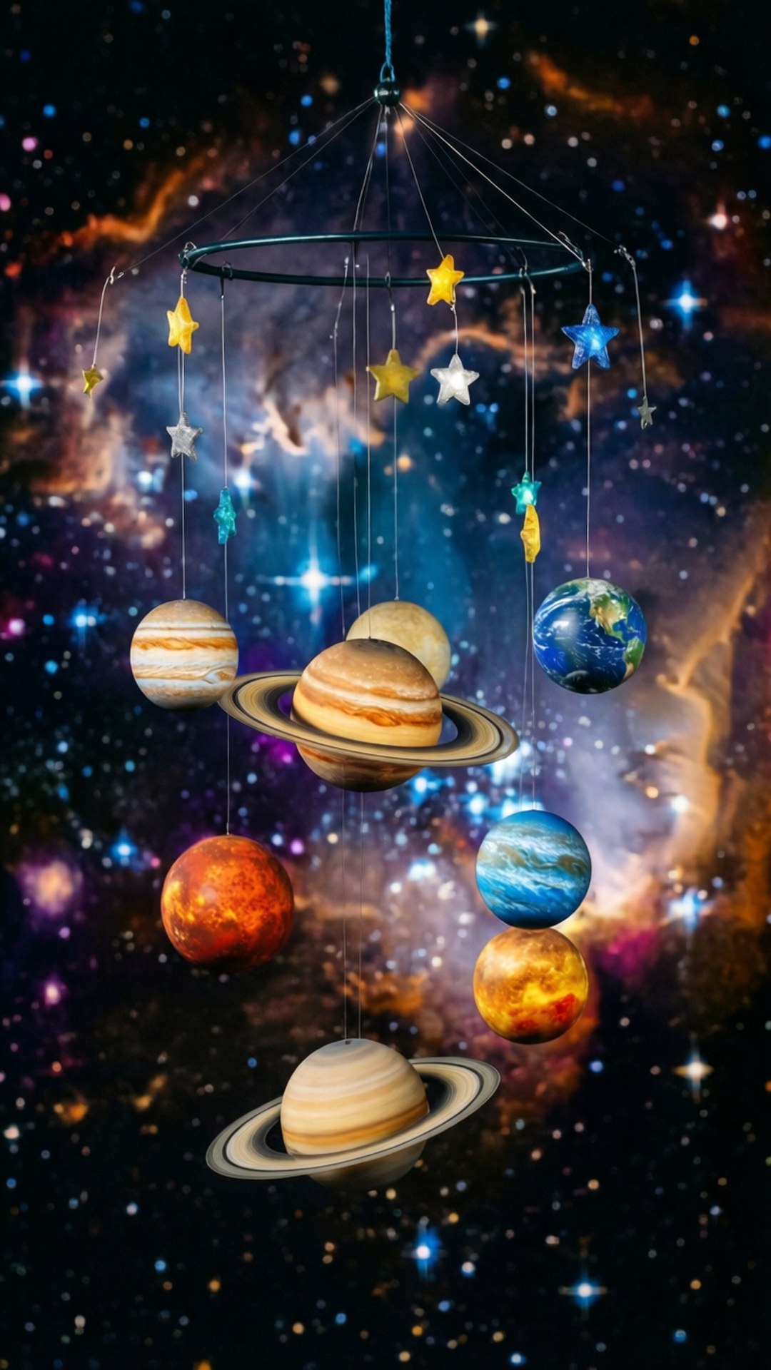 Galakseplanet-mobil Bakgrunner