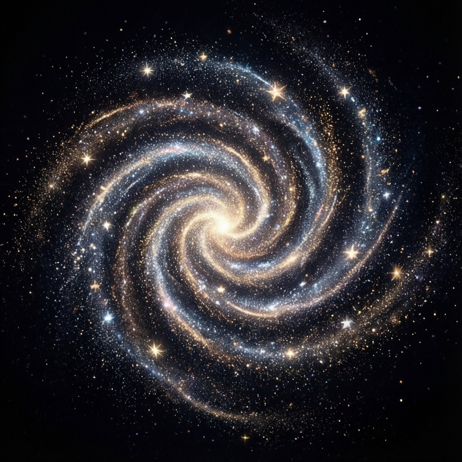 Galaksestøvspiral Bakgrunner