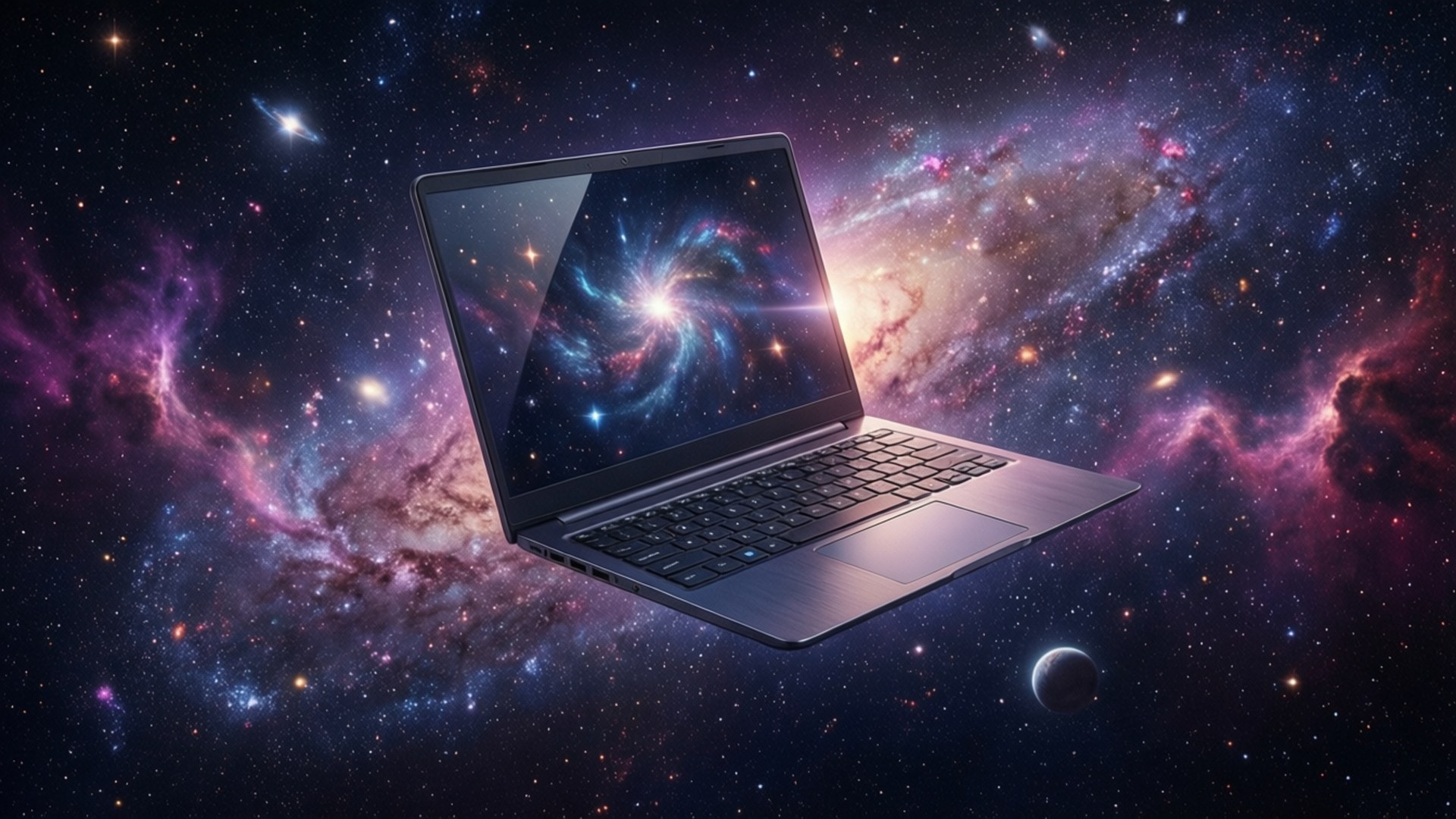 Galaktisk Chromebook-reise Bakgrunner