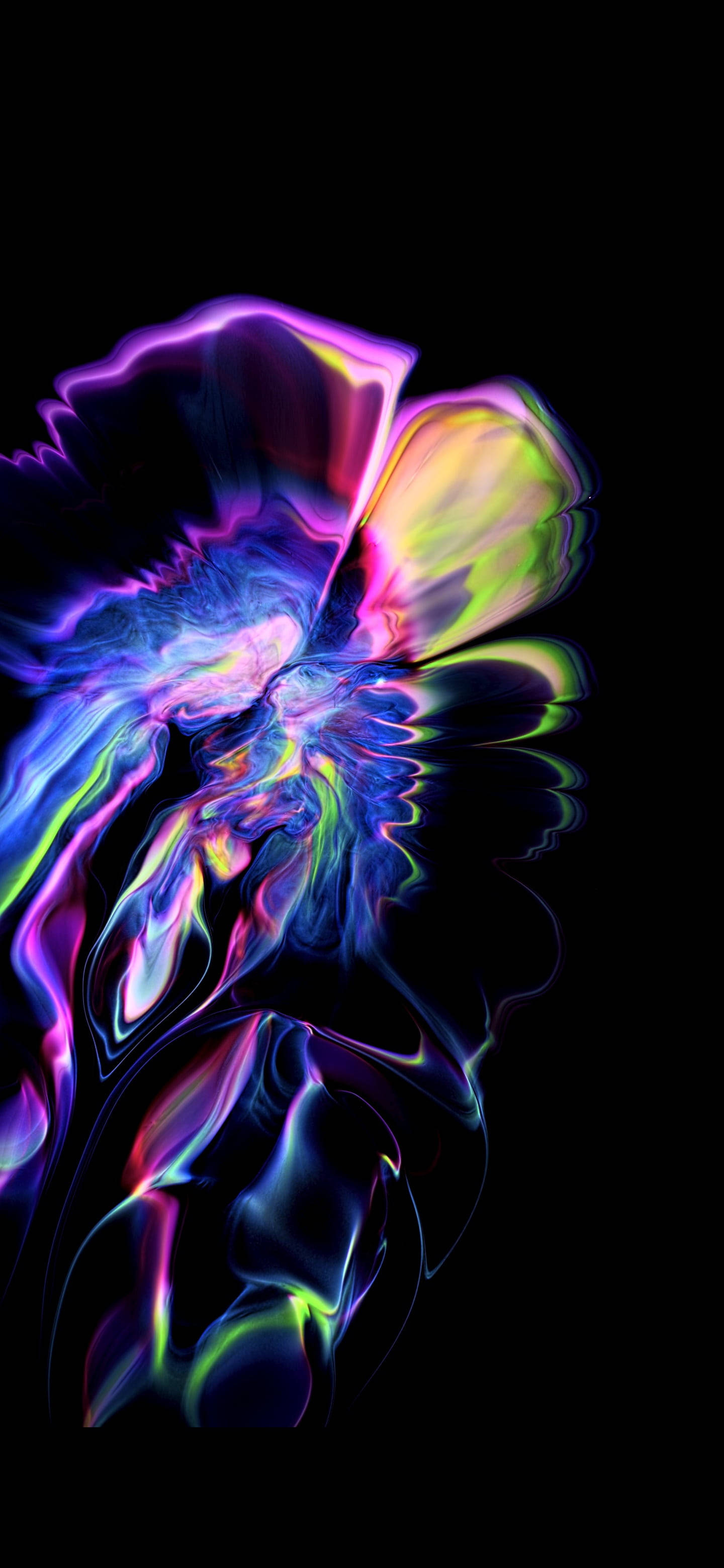 Galaxy Abstract OLED-telefon Bakgrunner