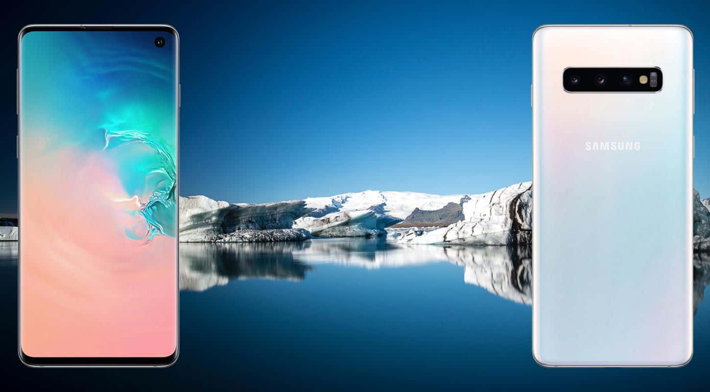 Galaxy S10s elegante, moderne design! Bakgrunner