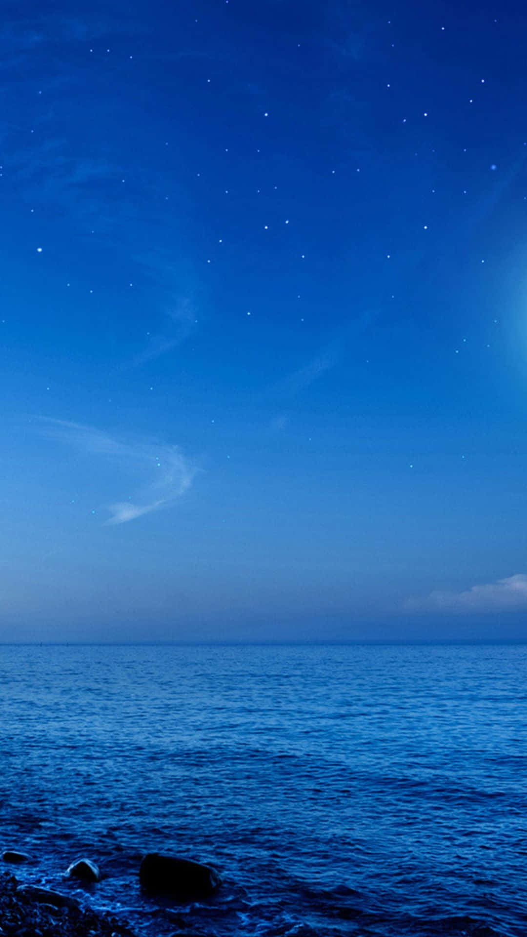 Galaxy S5 Blått hav stjernehimmel Bakgrunner