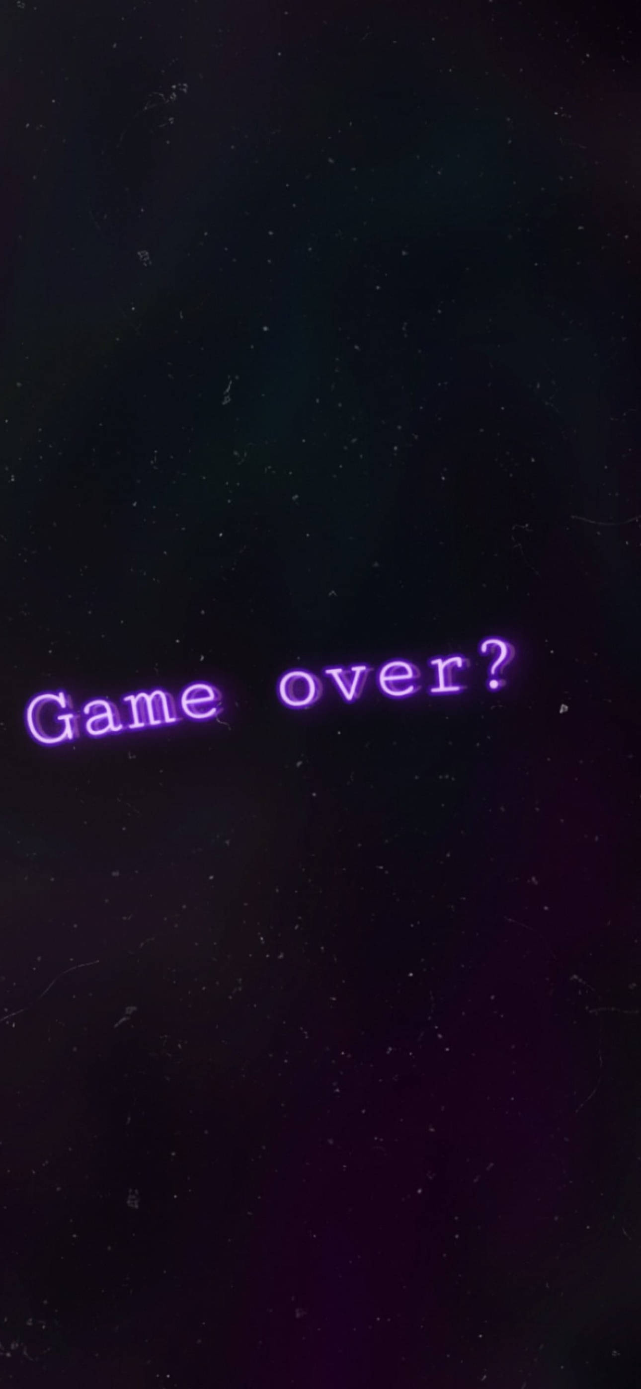 Game Over svart og lilla estetikk Bakgrunner