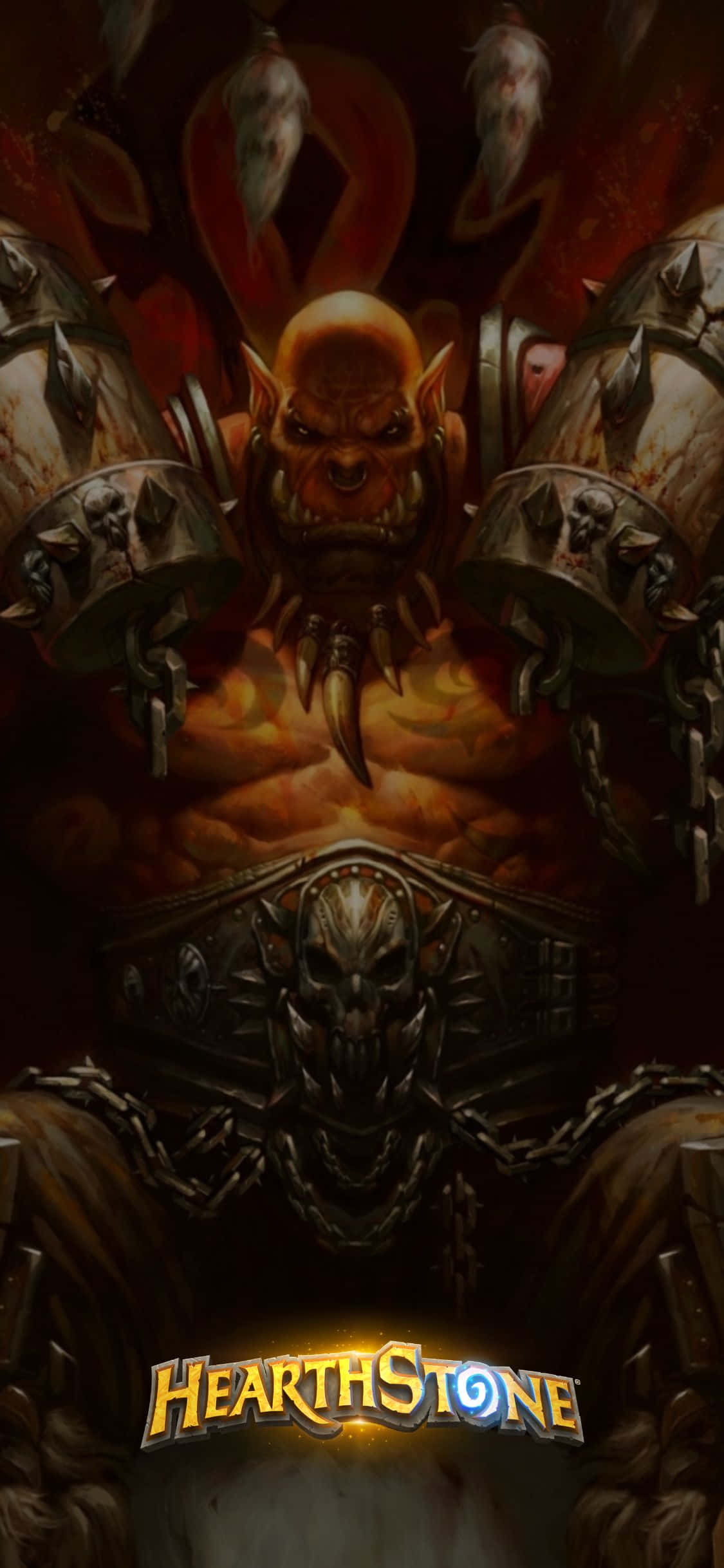 Garrosh Hellscream iPhone XS Hearthstone Bakgrunn Bakgrunner
