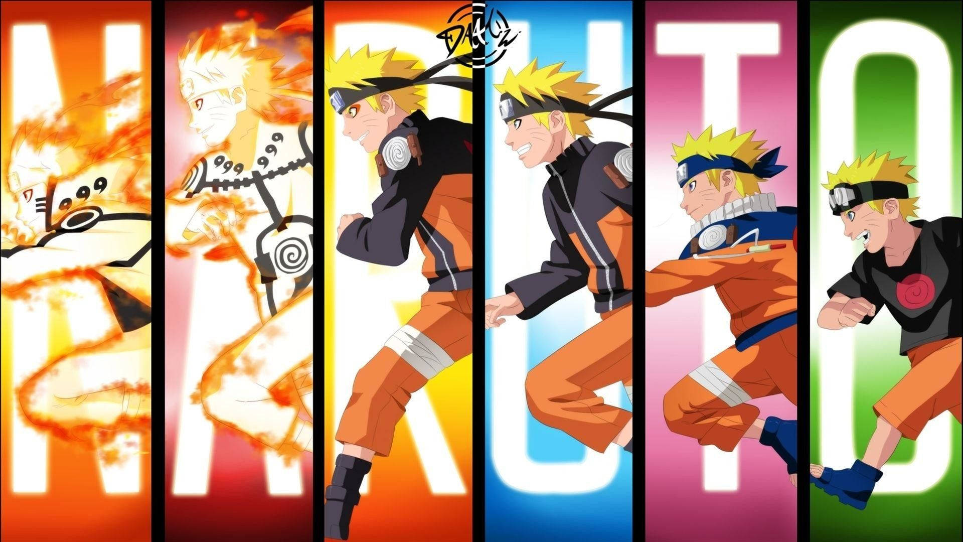 Generasjoner av Naruto Laptop Bakgrunner