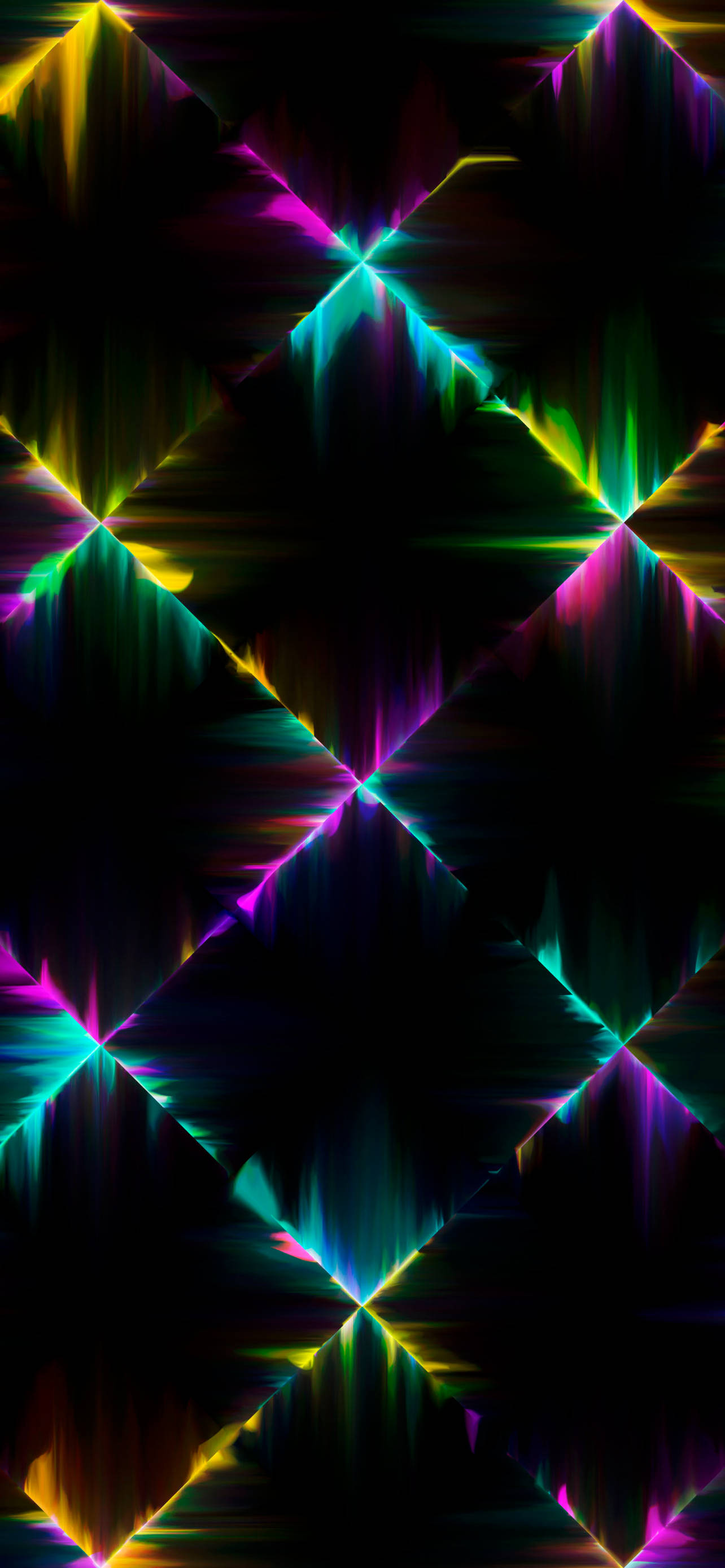 Geometrisk Mønster Neon Estetisk iPhone Bakgrunner
