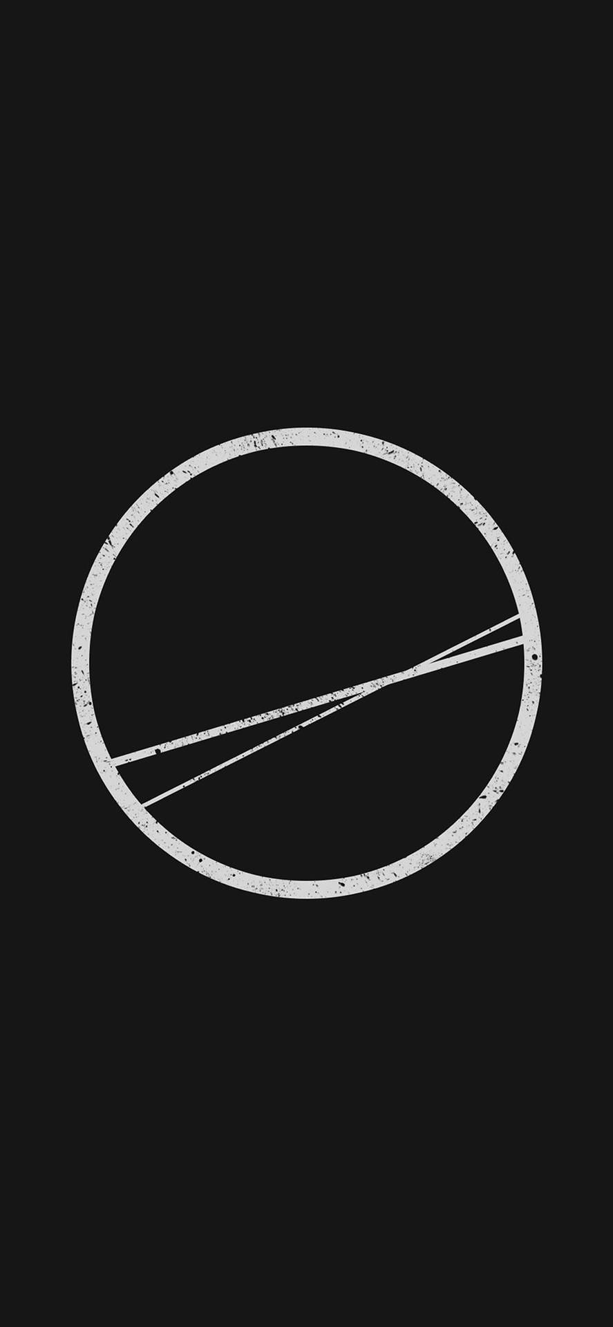 Geometrisk sirkel minimalistisk svart telefon — Beige estetikk GIF Bakgrunner
