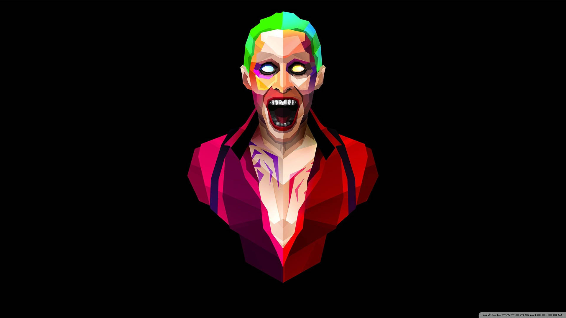 Geometrisk Suicide Squad Joker bakgrunnsbilde
