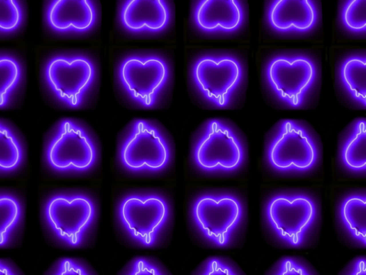 Gi liv til veggene med dette livlige og eklektiske Neon Lilla bakgrunnsbildet Bakgrunner