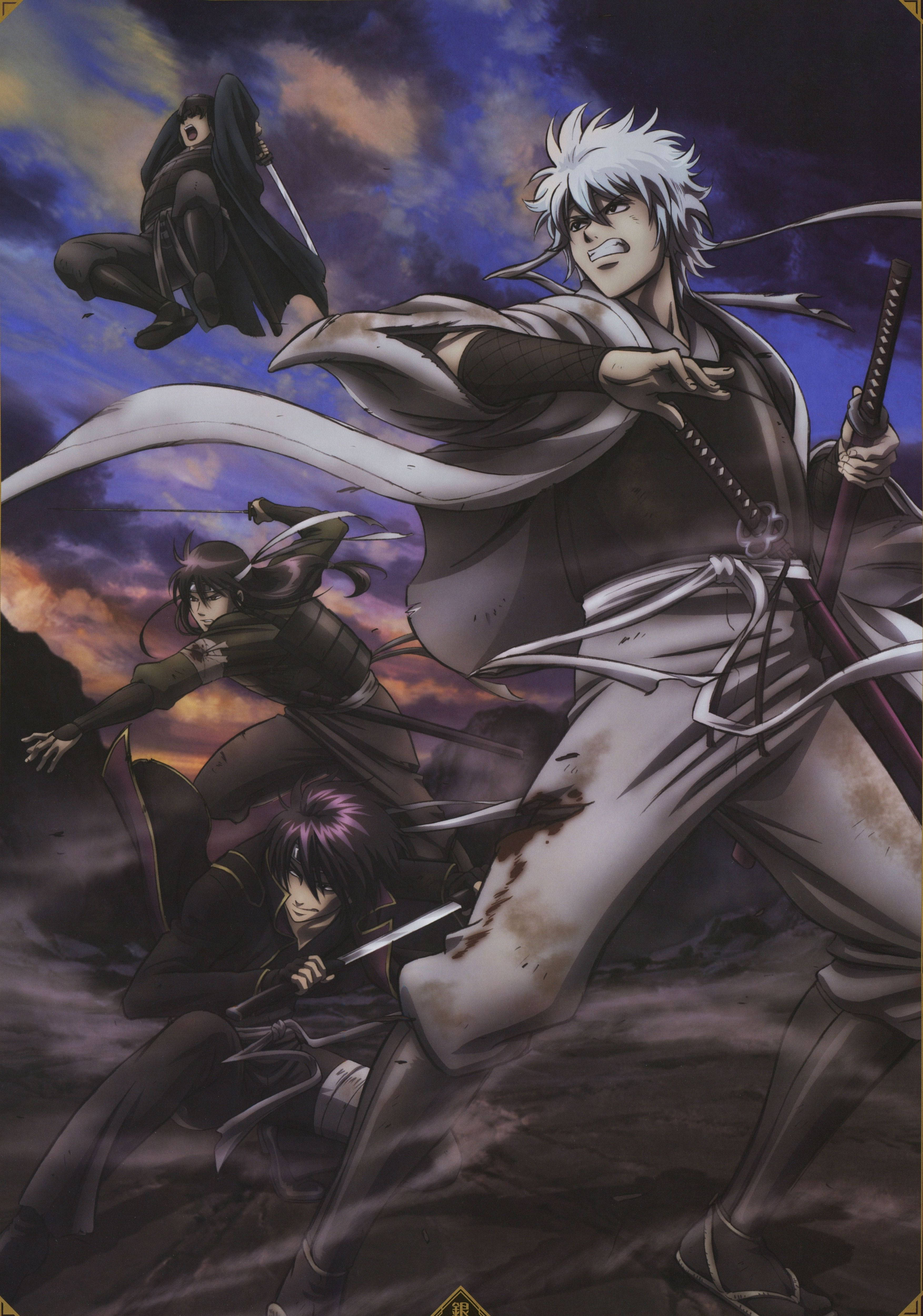 Gintama-karakterer klare til kamp Bakgrunner