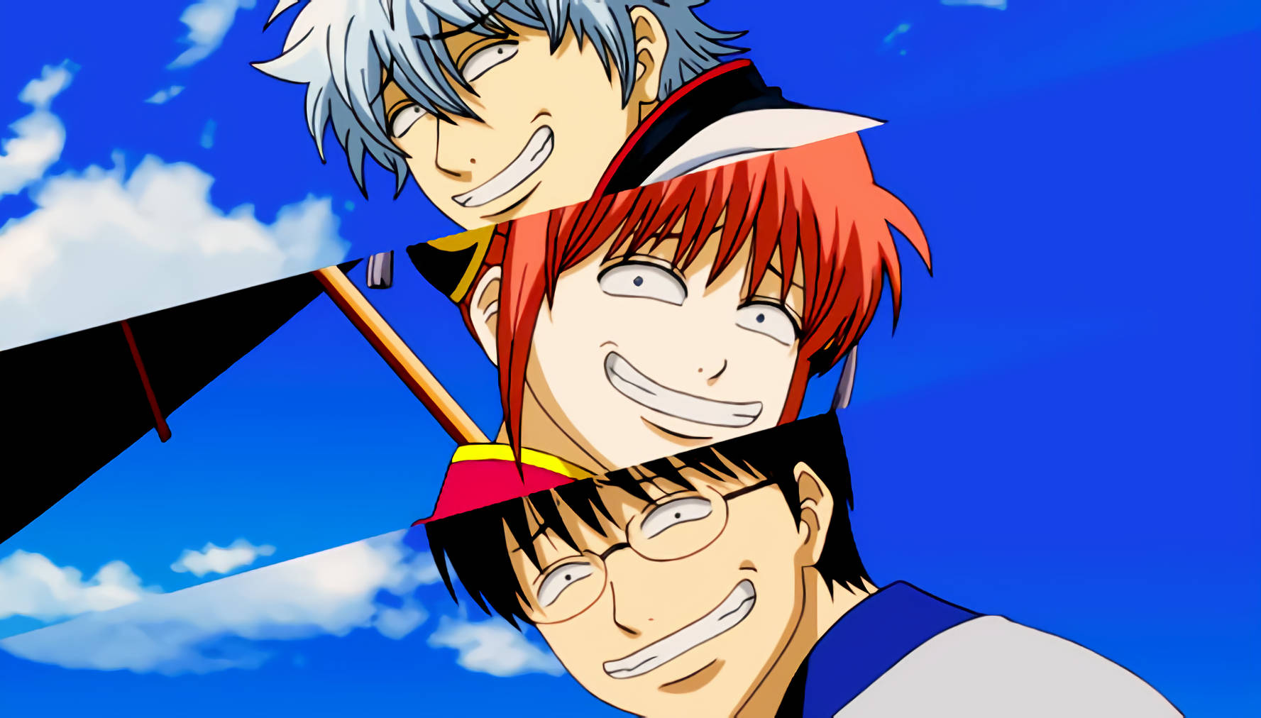 Gintama Morsom Anime Bakgrunner