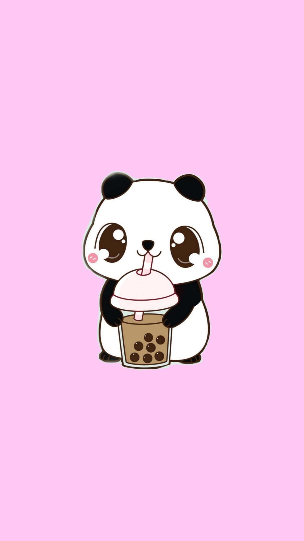 Girly Pandakaffekopp Bakgrunner