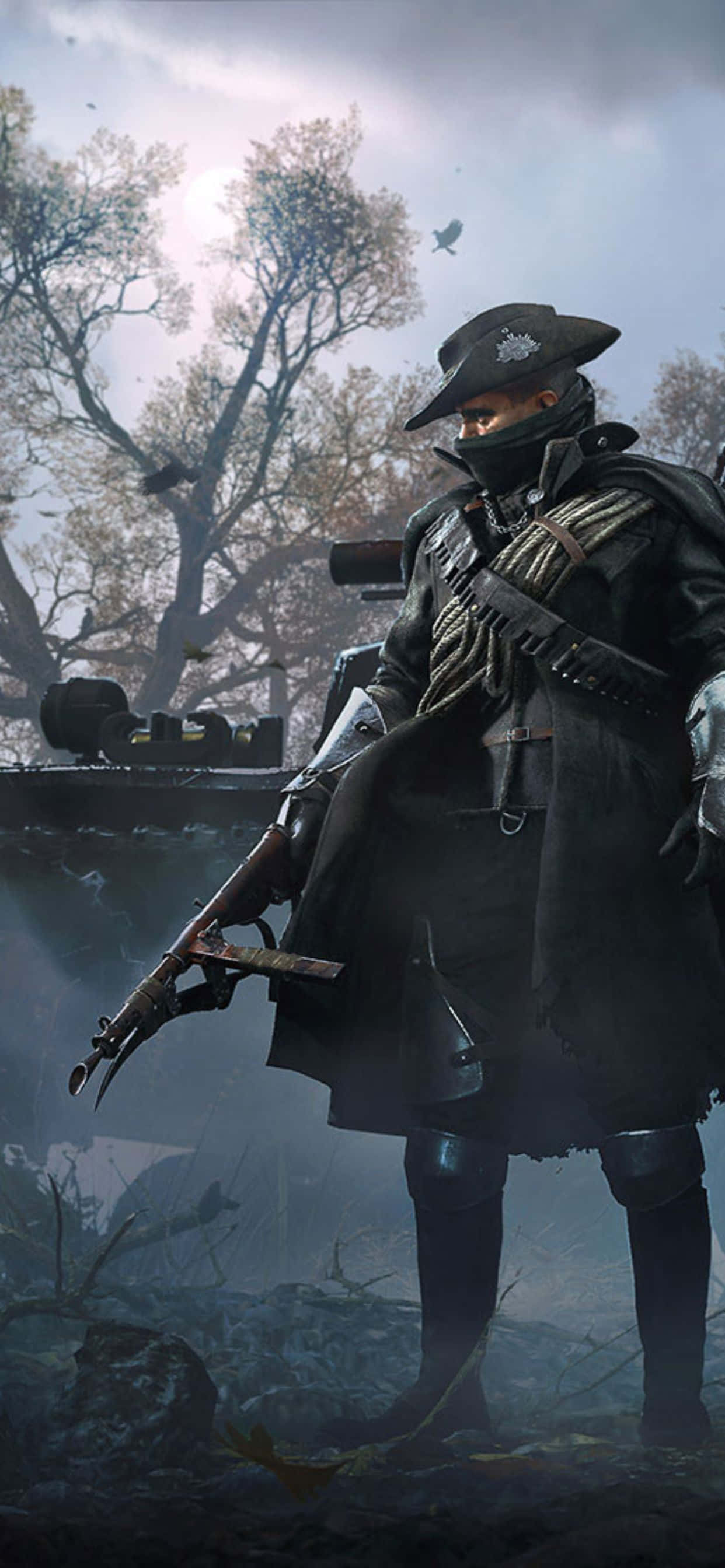 Gjør deg klar for action i HD Battlefield V Bakgrunner