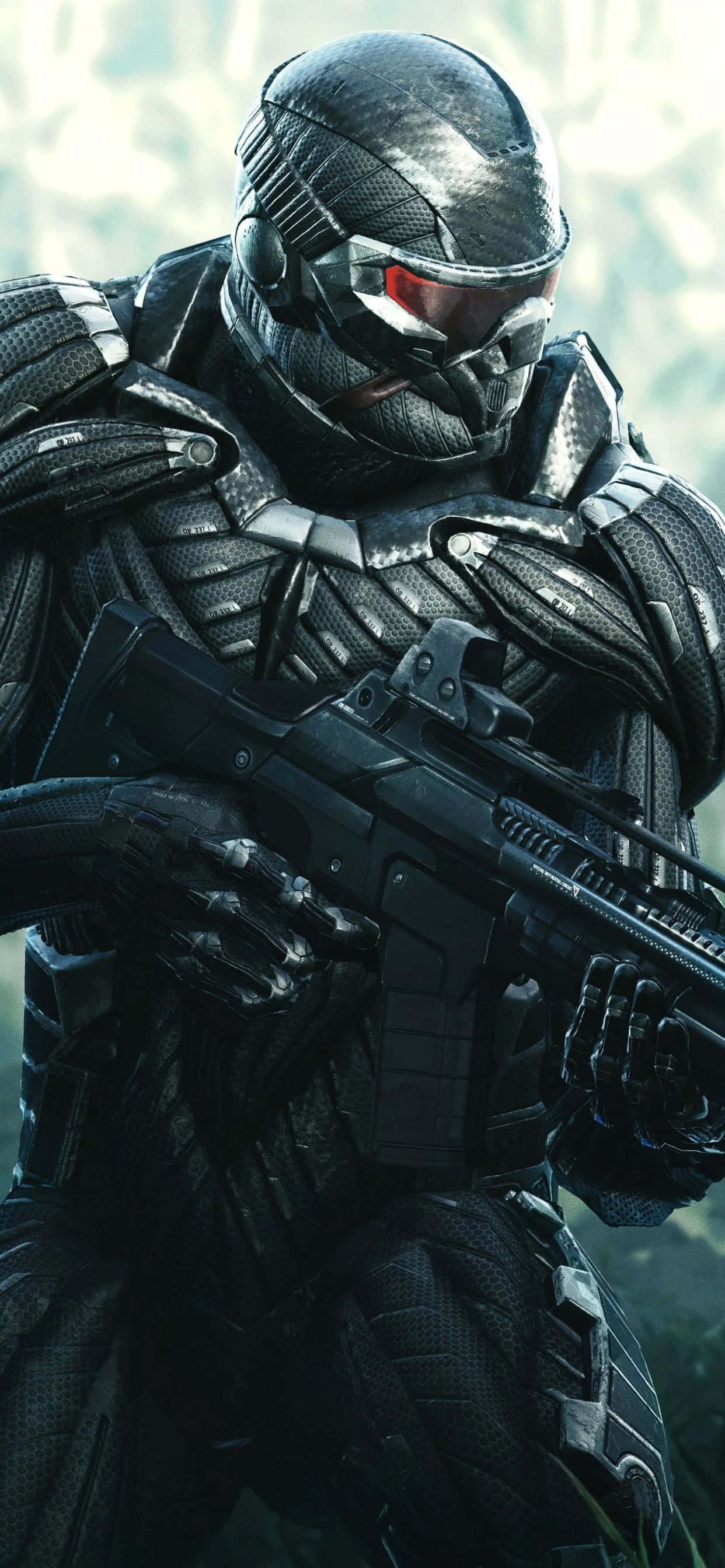 Gjør deg klar for intens action på den nye iPhone Xs Max Crysis Warhead Bakgrunner