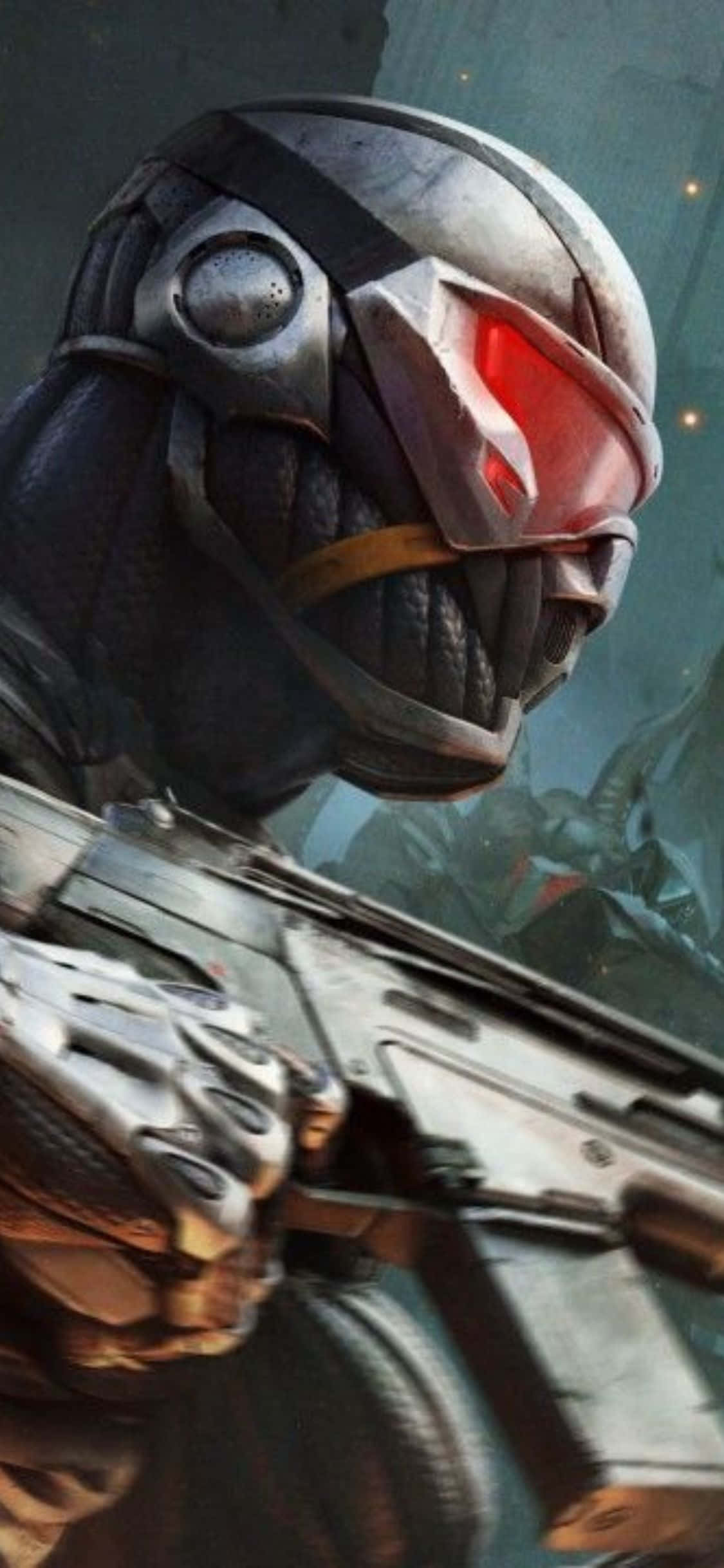 Gjør deg klar for en intens spillopplevelse med iPhone X og Crysis 3 Bakgrunner
