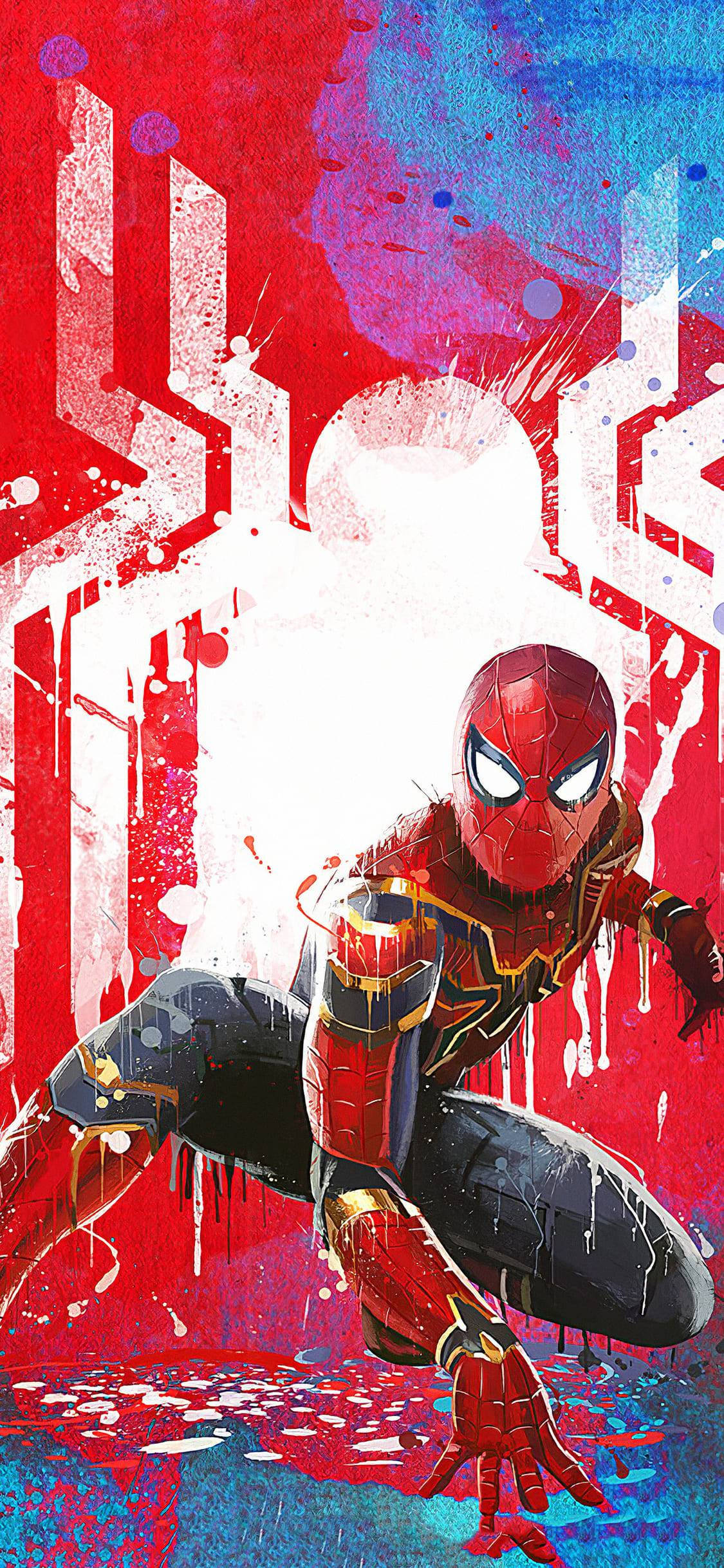 Gjør deg klar for et nettkastende eventyr som Spider-Man i metall-drakten sin Bakgrunner