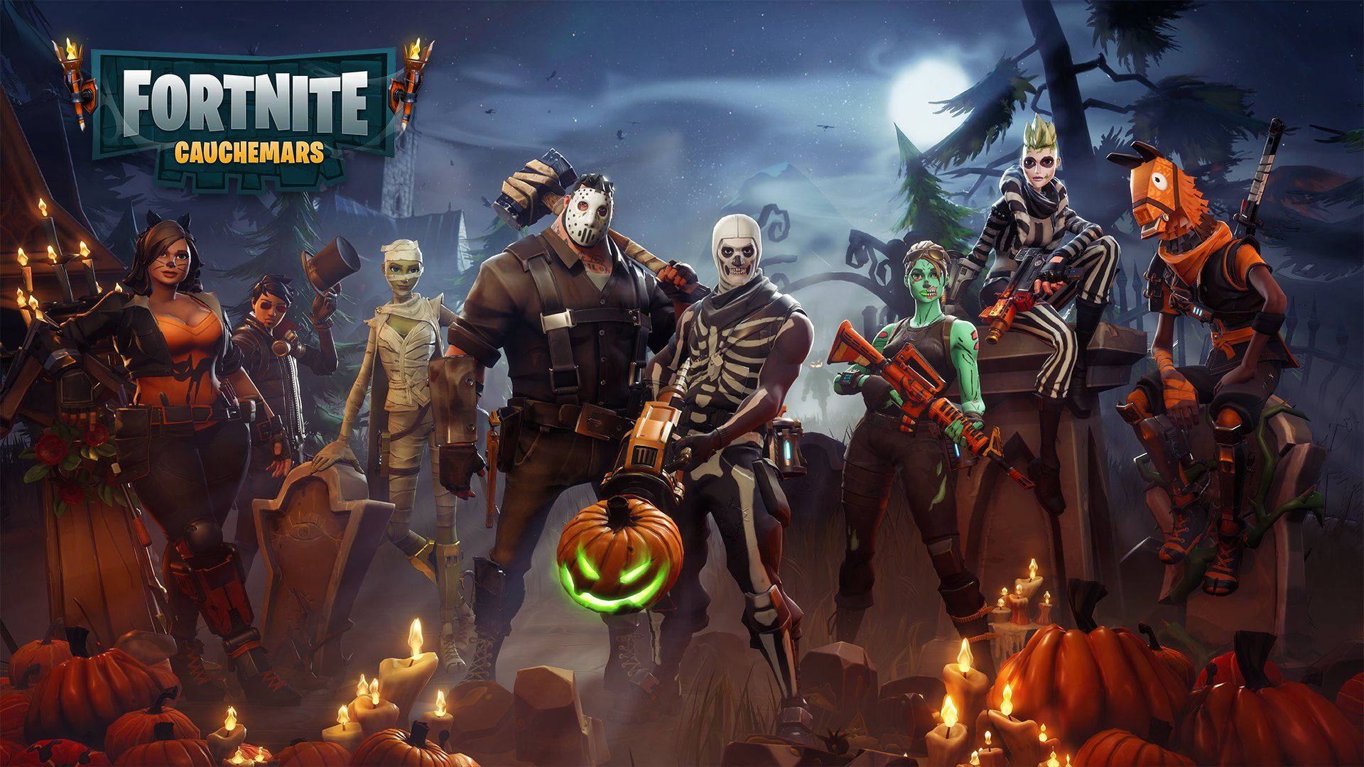 Gjør deg klar for Halloween med Ifrit-drakten i Fortnite Bakgrunner
