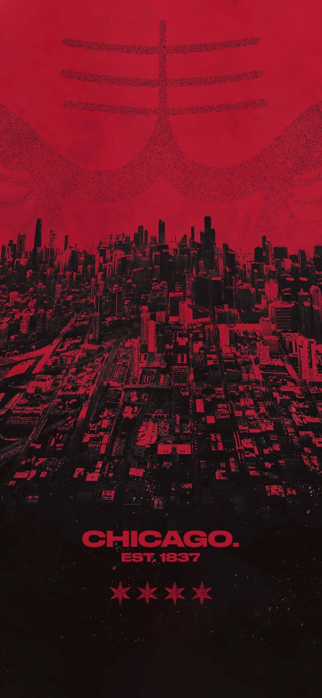 Gjør deg klar for kampen med dette Chicago Bulls iPhone-bakgrunnsbildet Bakgrunner