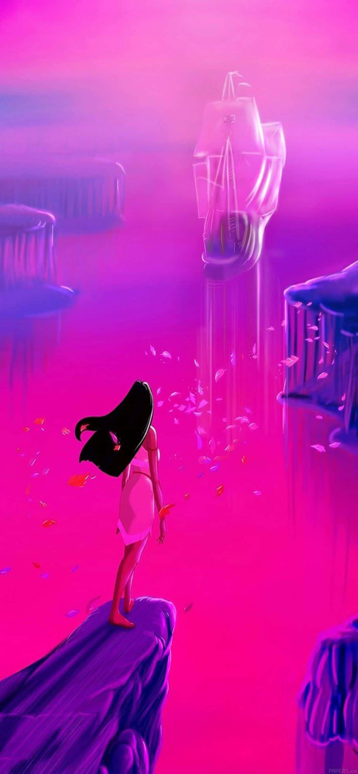Gjør deg klar for timevis med ubegrenset moro med iPhone Xs Max Disney! Bakgrunner