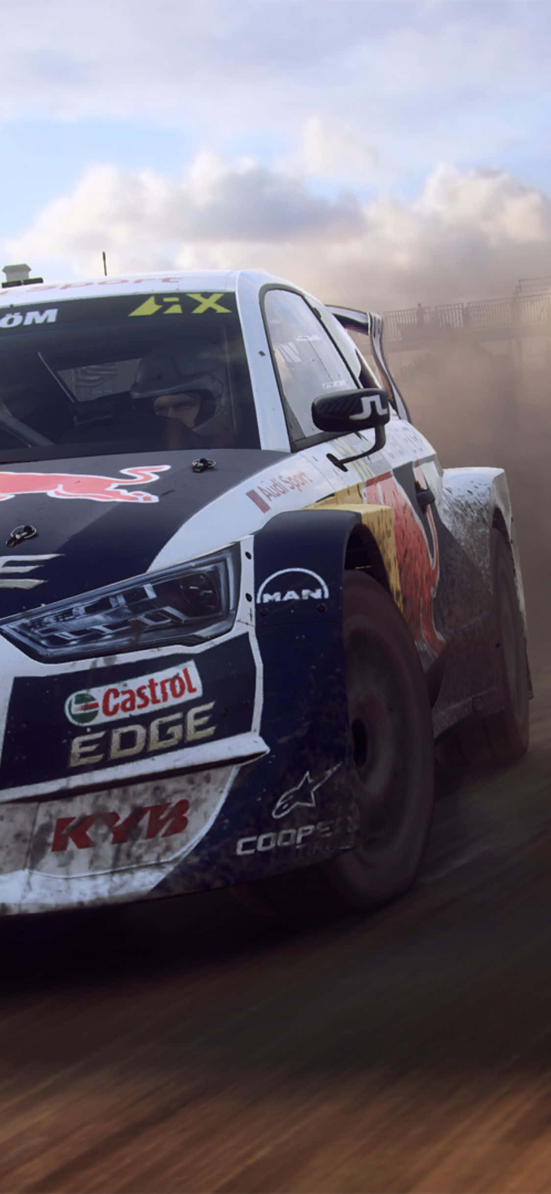 Gjør deg klar for ville Dirt Rally-turer med iPhone Xs Bakgrunner