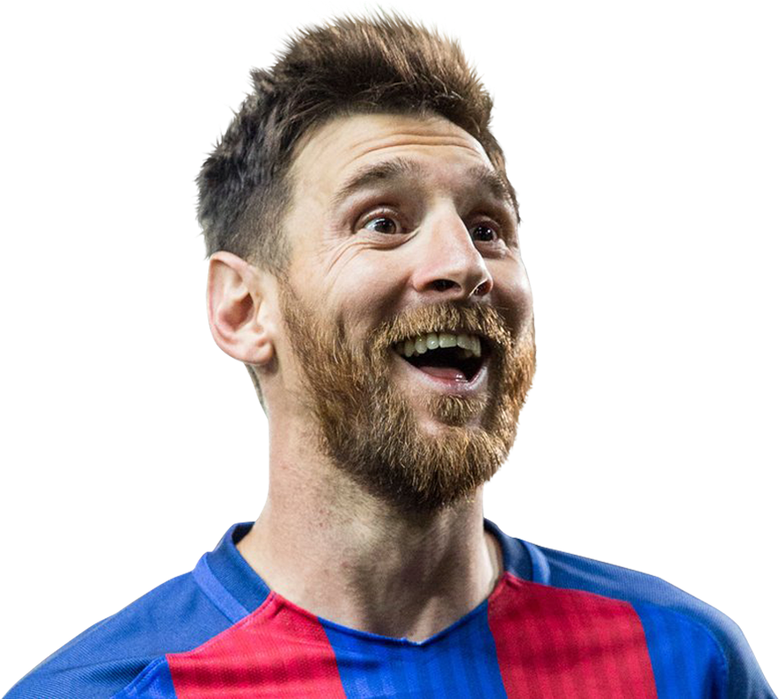 Glad Fotballstjerne F C Barcelona Drakt Bakgrunner