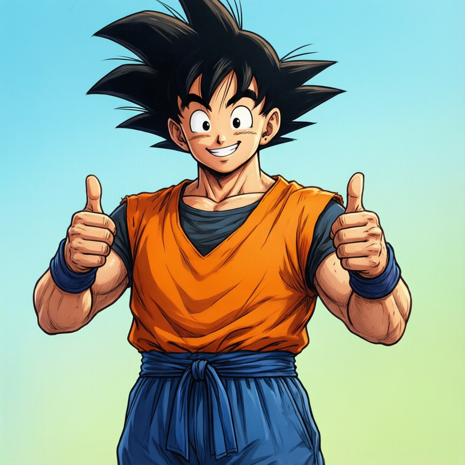 Glad Goku Bakgrunner