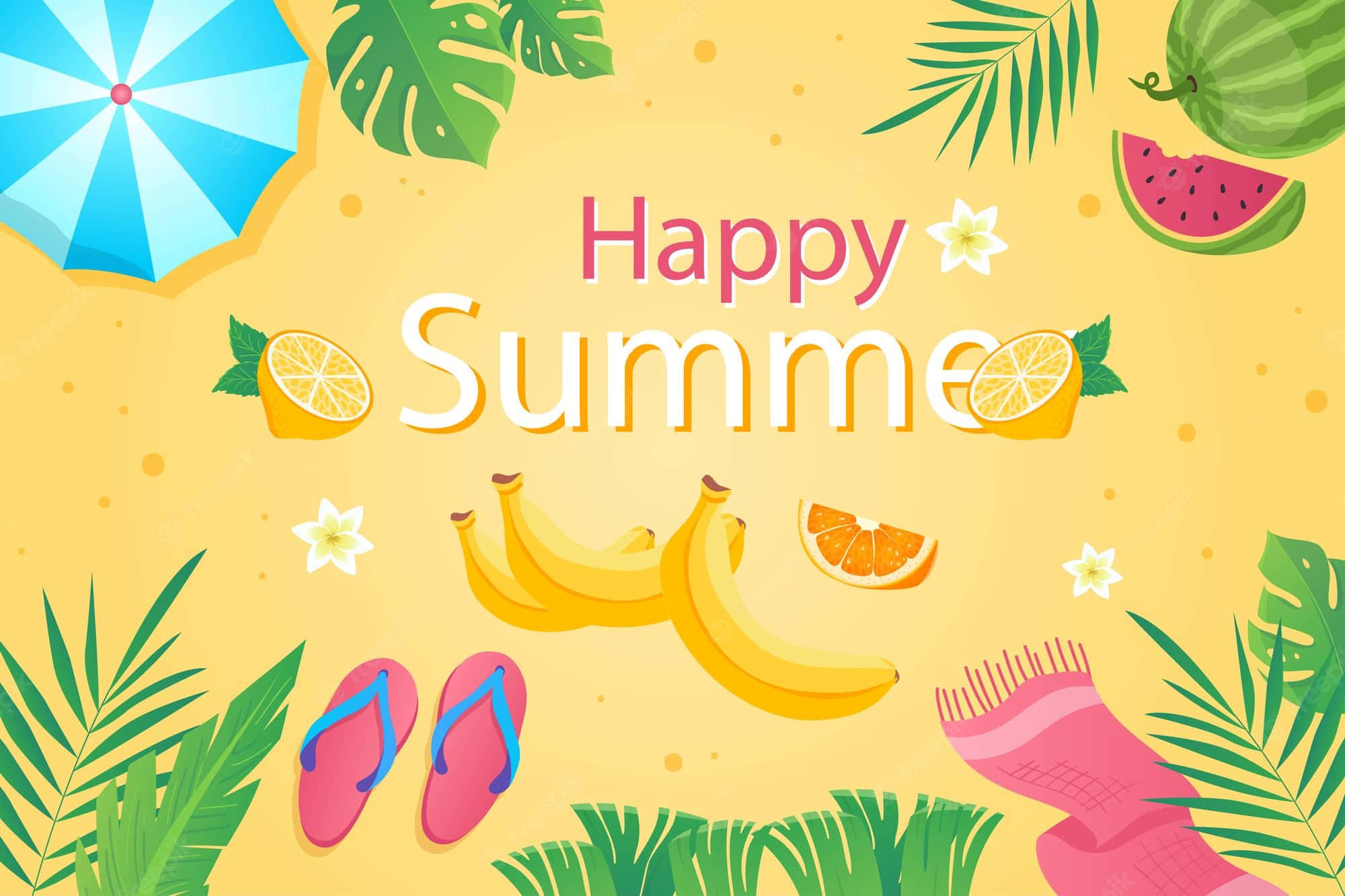 Gledelig sommer moro Bakgrunner