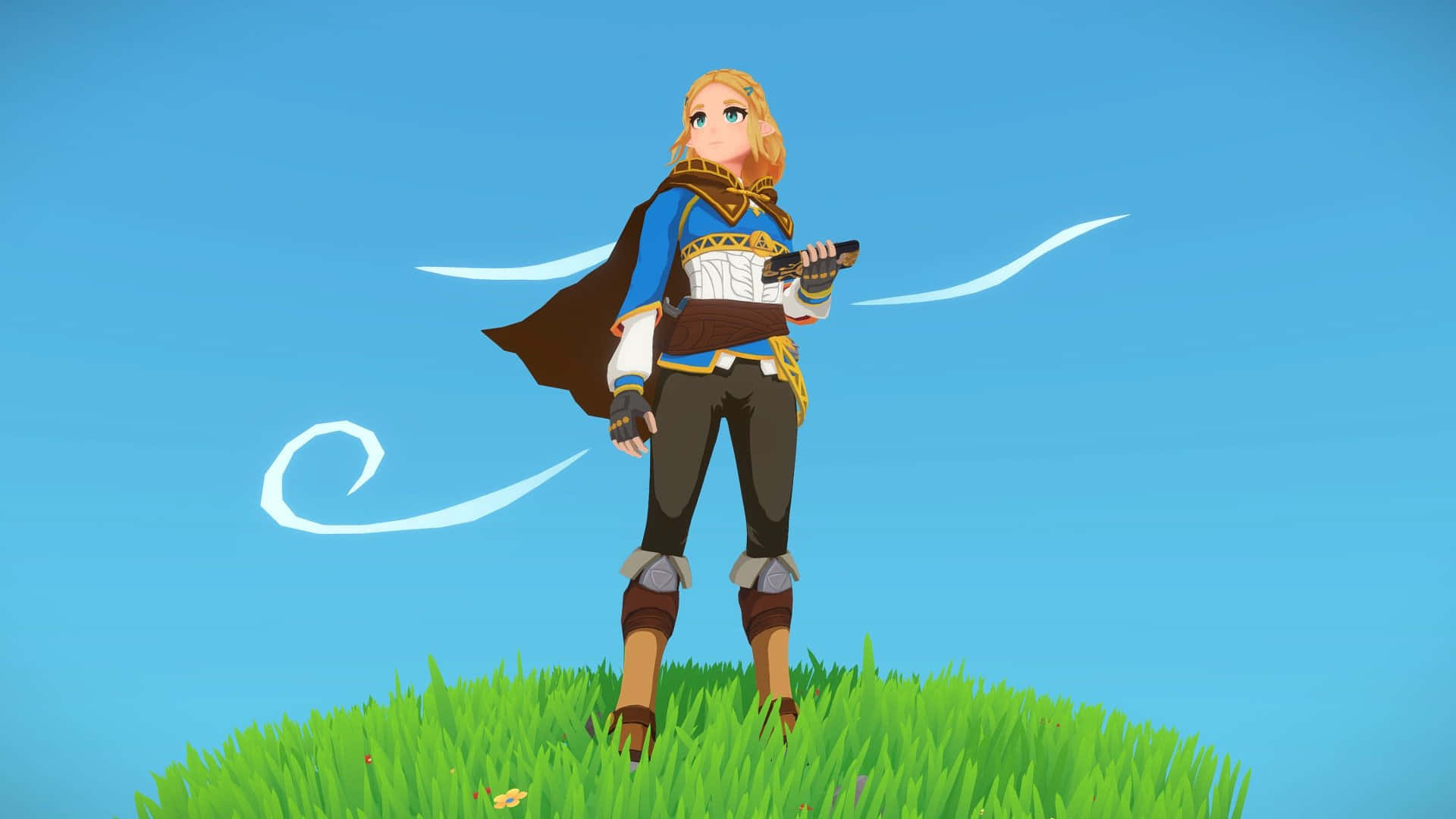 Glem verden, la oss leke og utforske de fantastiske nye landene i Zelda! Bakgrunner