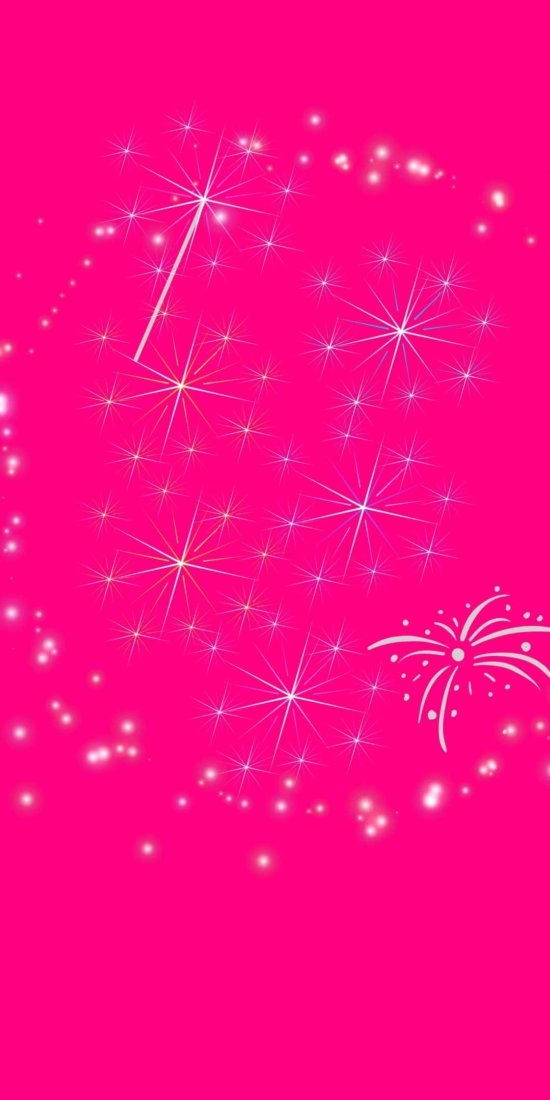 Glitrende rosa fyrverkeri-bakgrunn Bakgrunner
