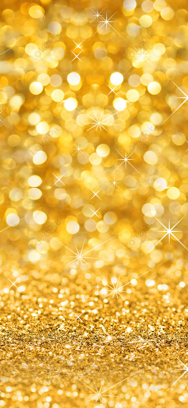 Glitter Gnistre Gull Metallisk Bakgrunn Bakgrunner