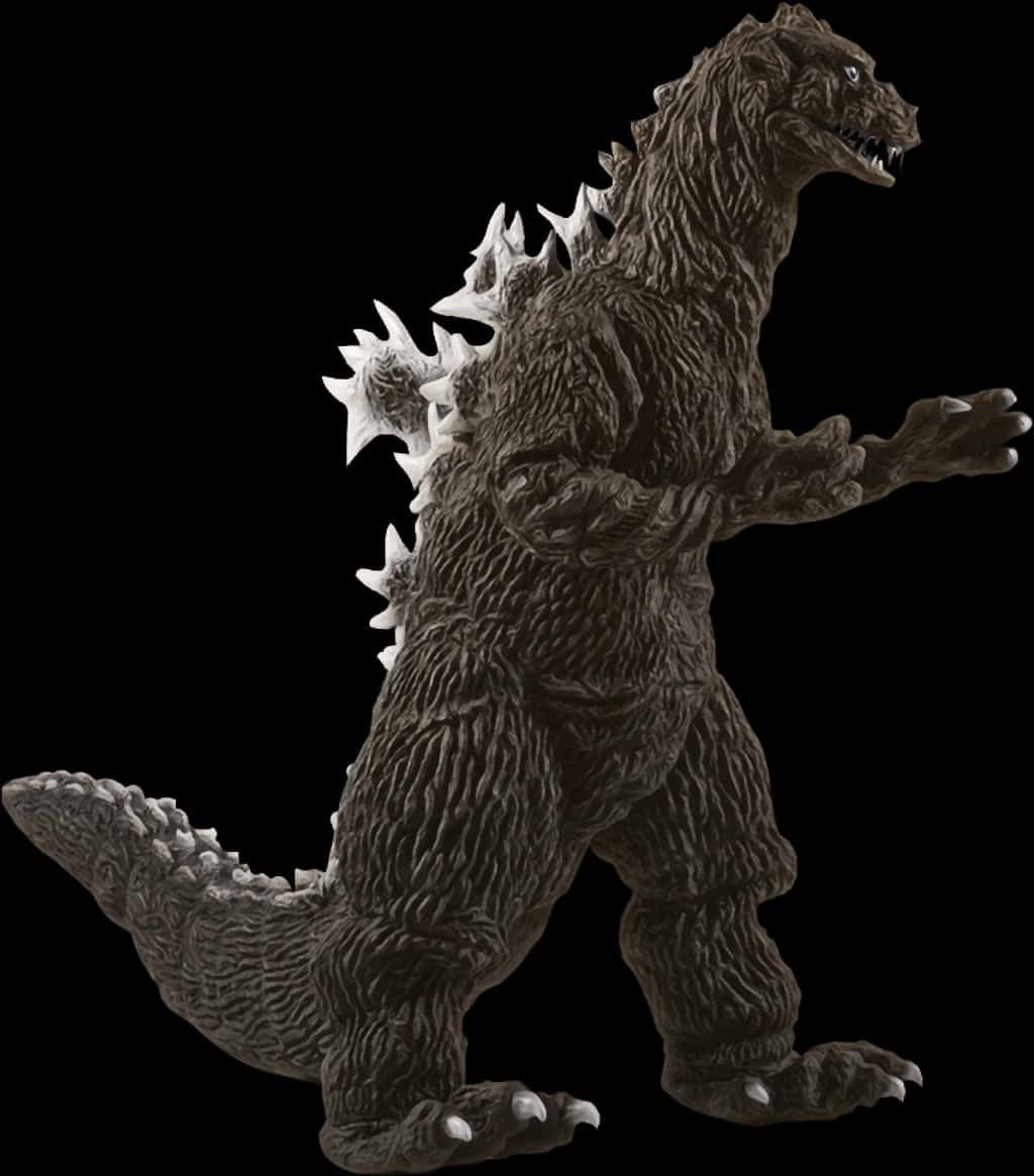 Godzilla-figur isolert bakgrunn Bakgrunner