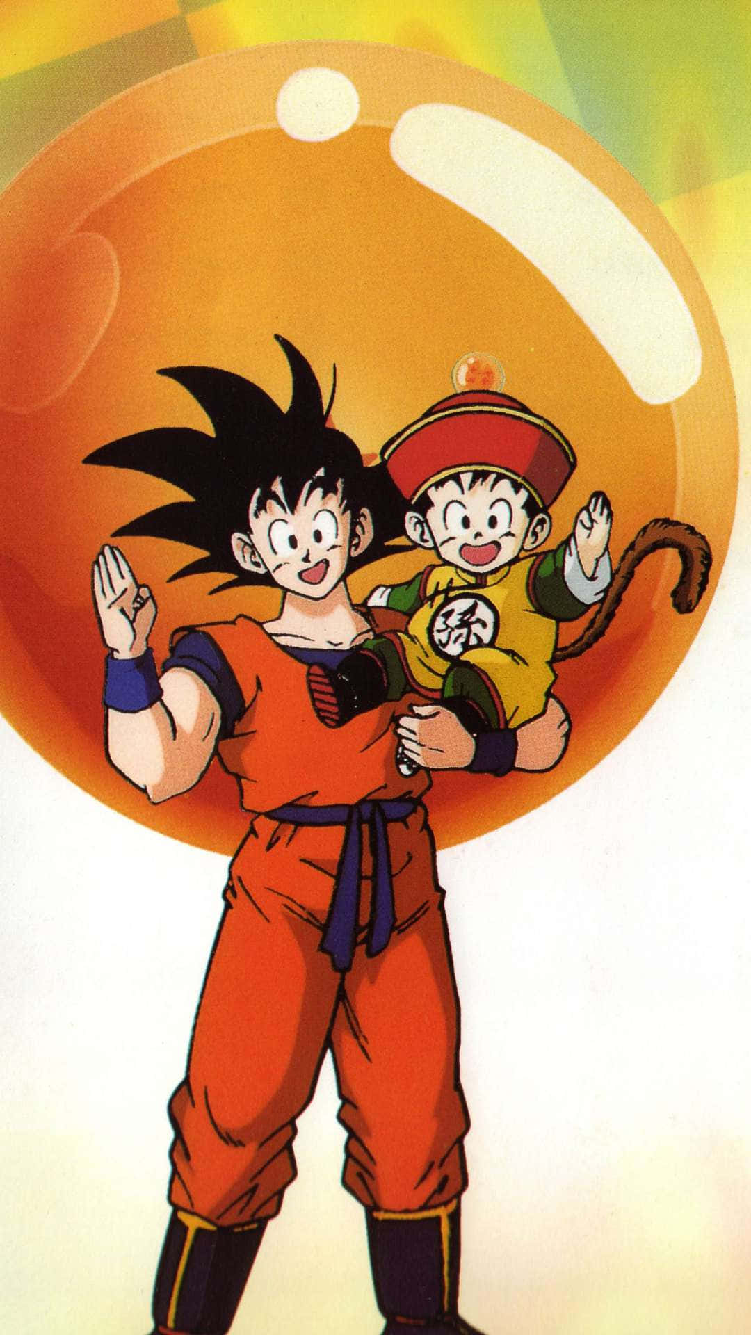 Gohan iPhone Goku og Gohan Bakgrunner