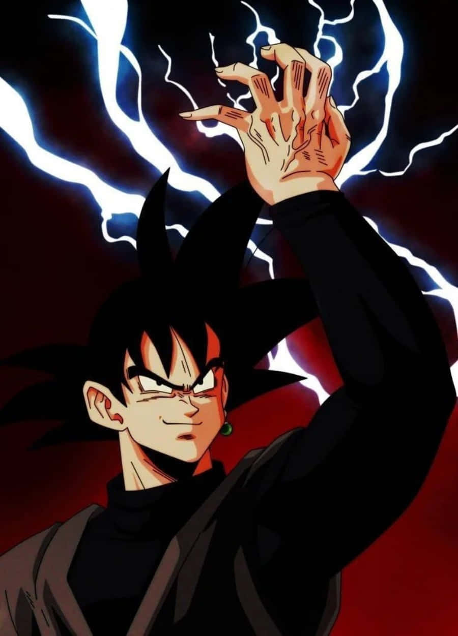 Goku Black forvandler seg til Super Saiyan Rose Bakgrunner