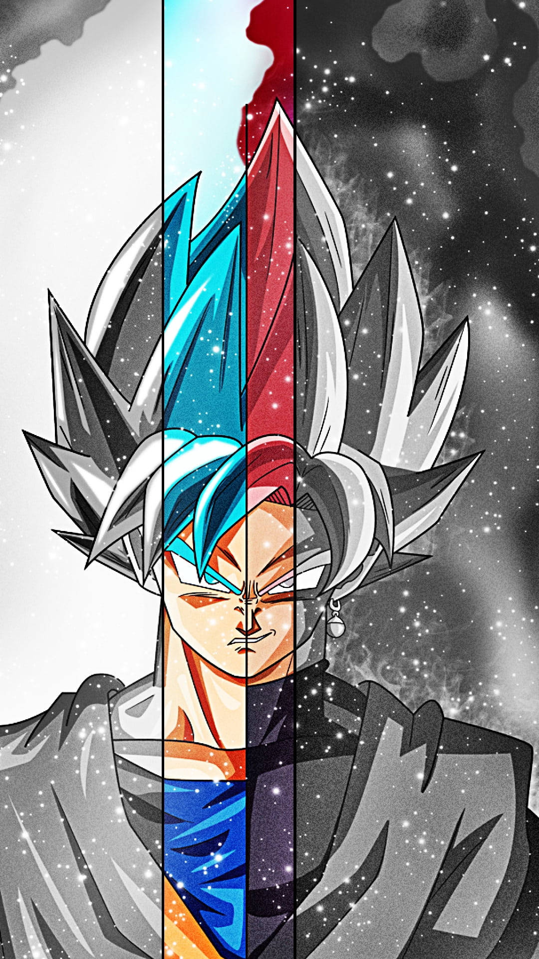 Goku Black PFP-overgang Bakgrunner