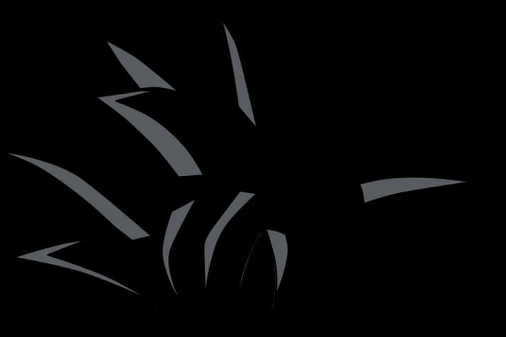 Goku Black Silhuett Mørk Bakgrunn Bakgrunner