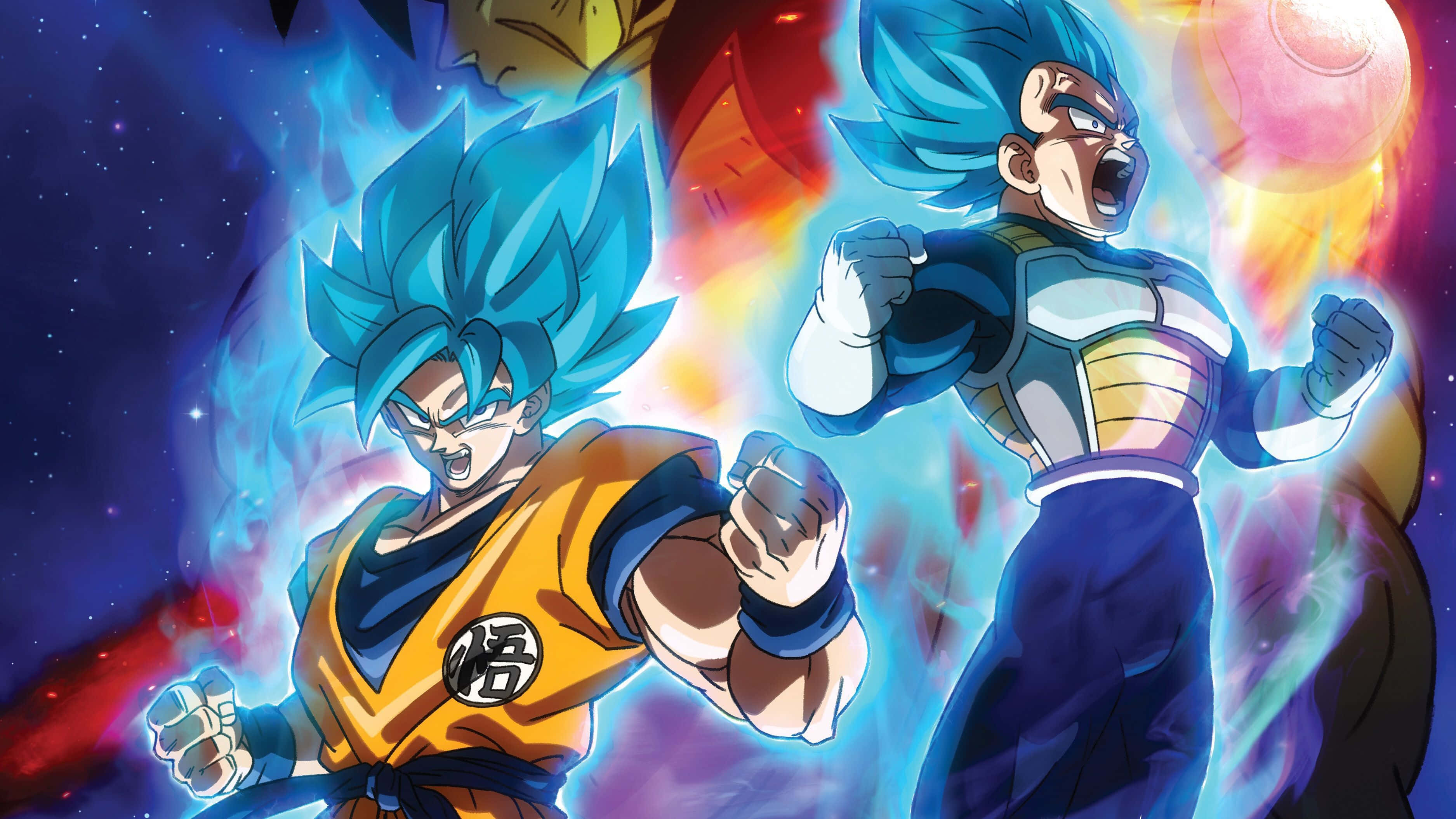 Goku og Vegeta Dragon Ball Super Bilde Bakgrunner