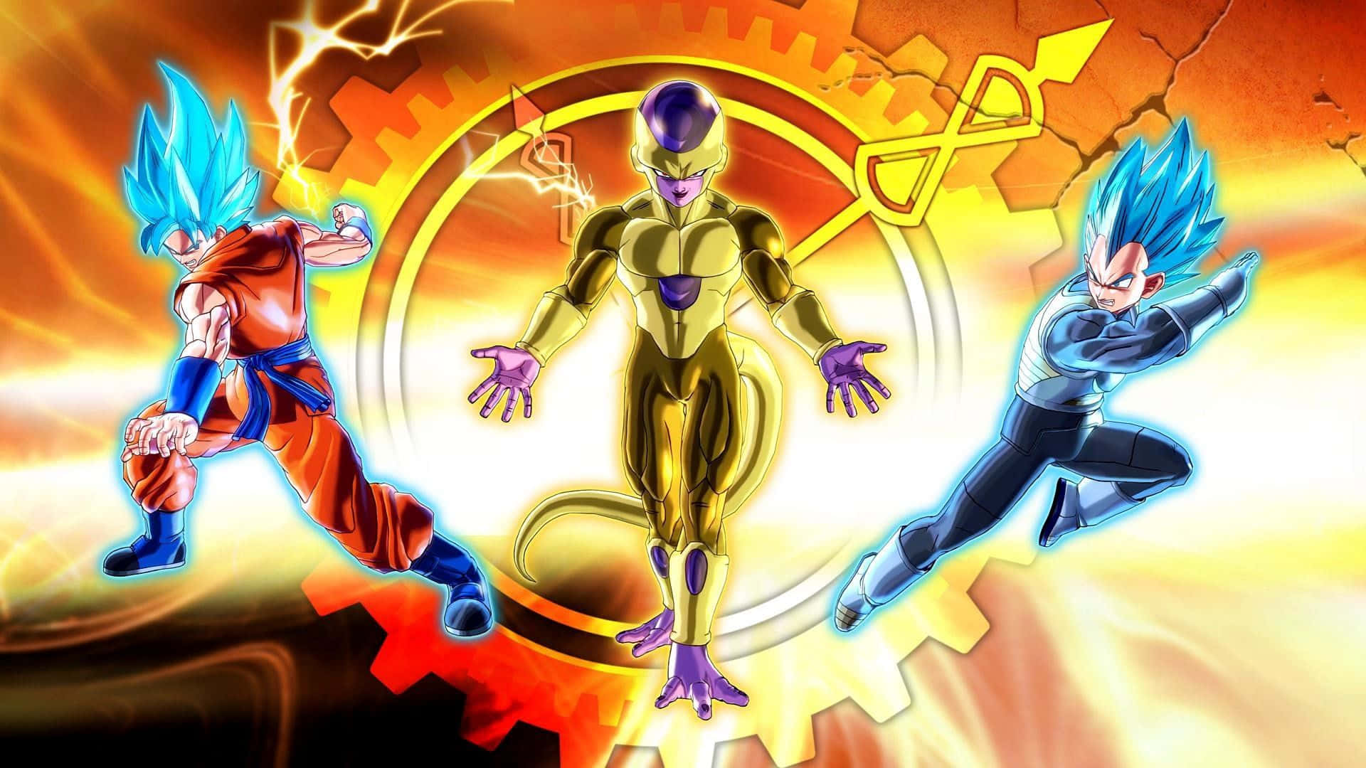 Goku og Vegeta kjemper til siste slutt i Dragon Ball Super Bakgrunner