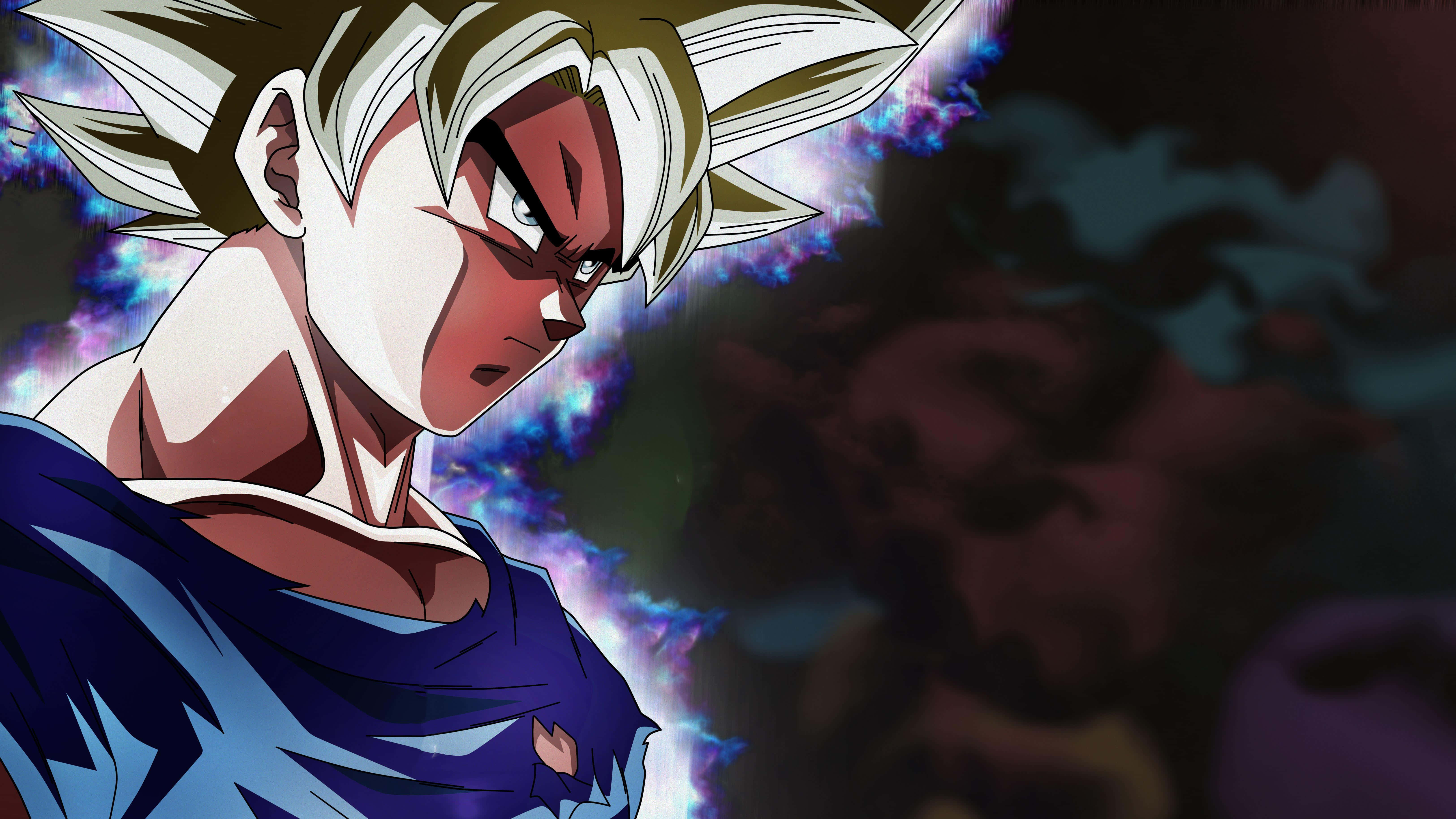 Goku og Vegeta møtes i en episk kamp om skjebnen til alle universer i Dragon Ball Super Bakgrunner