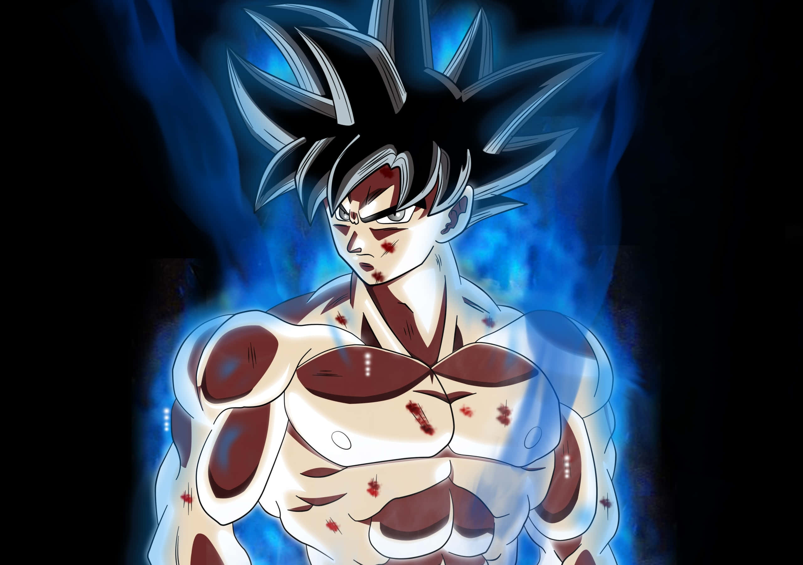 Goku som utløser Ultra Instinct Bakgrunner