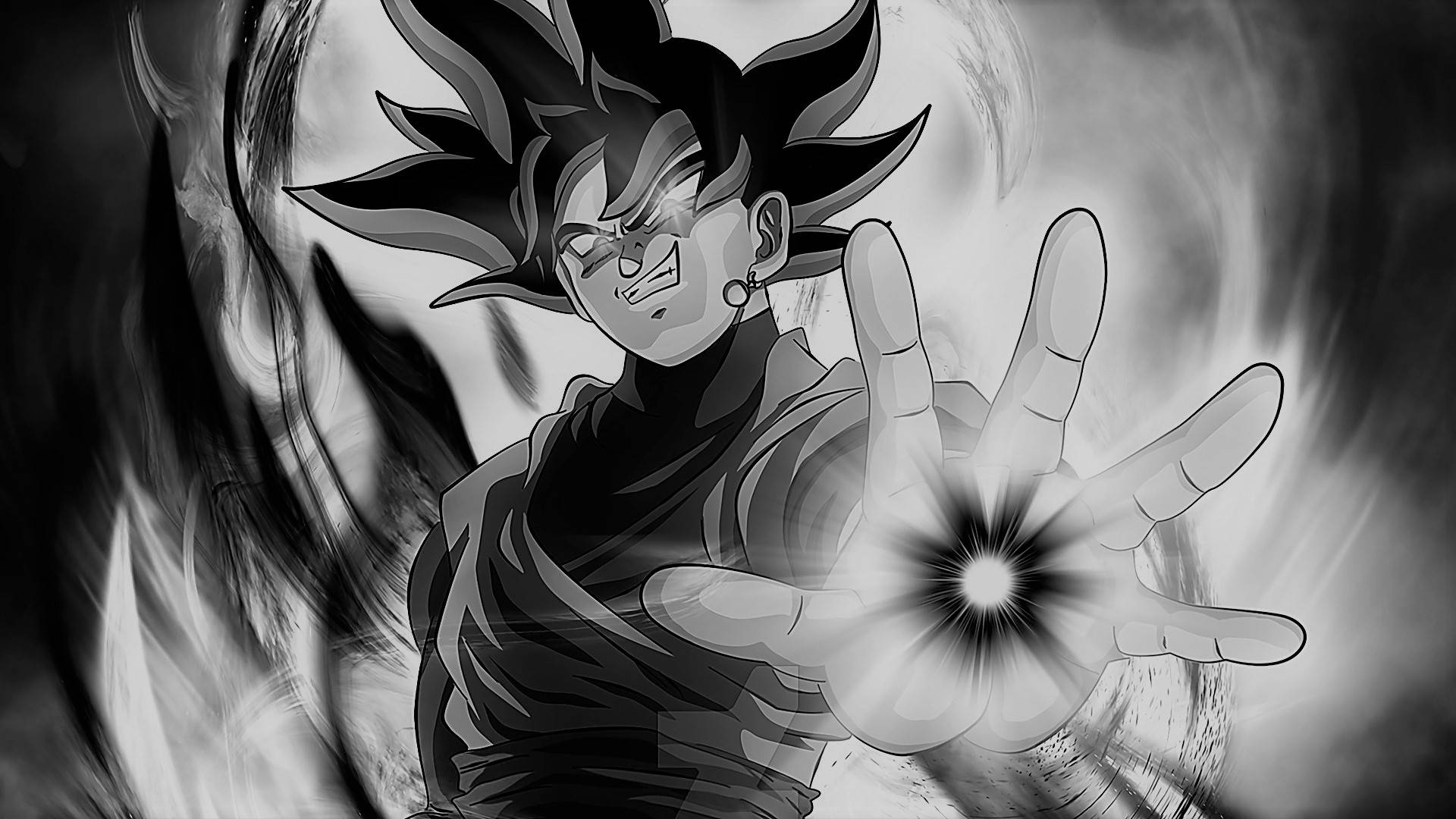 Gokus svart-hvitt-egenskap Bakgrunner