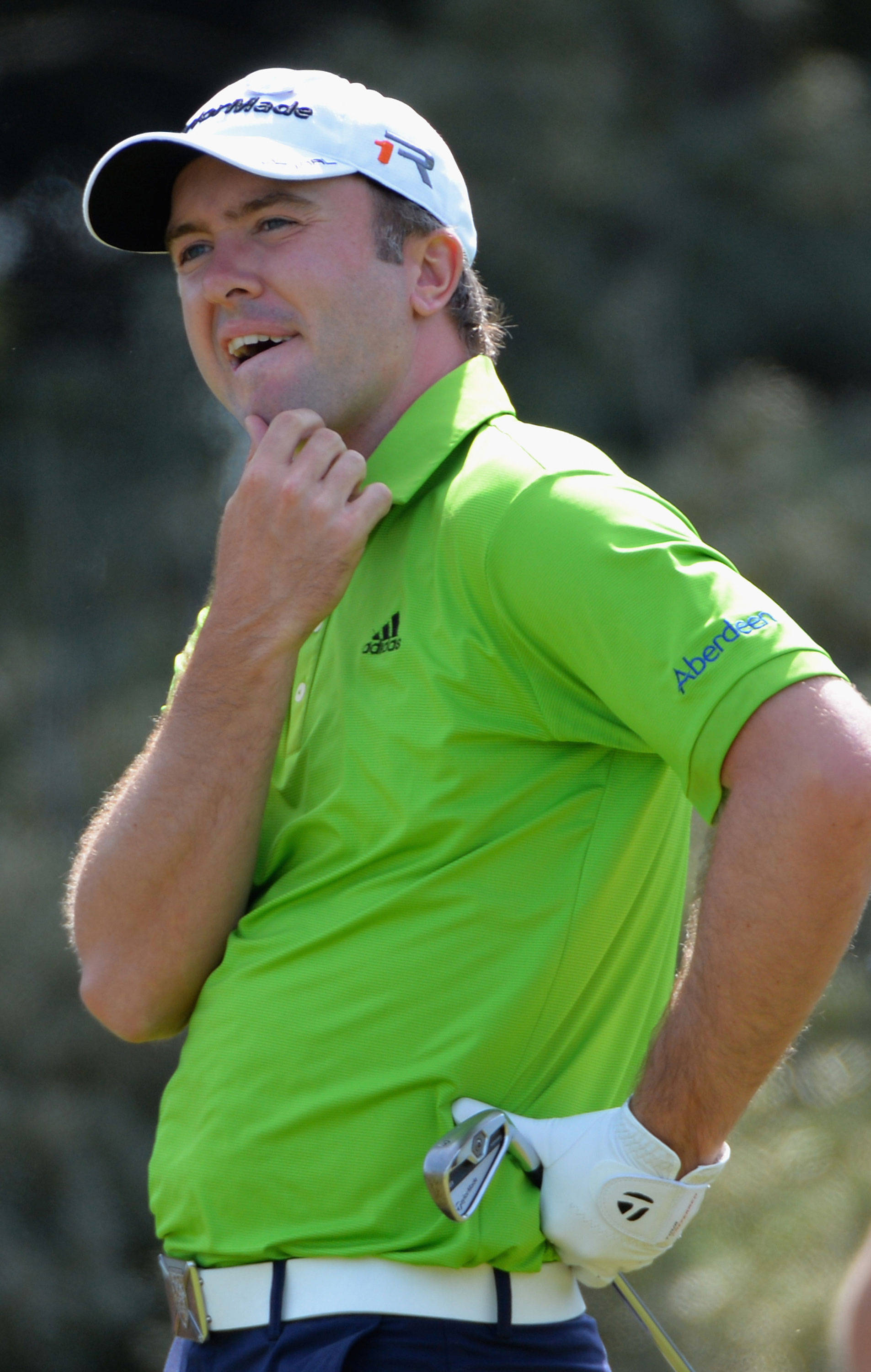 Golfspilleren Martin Laird i grønt Bakgrunner