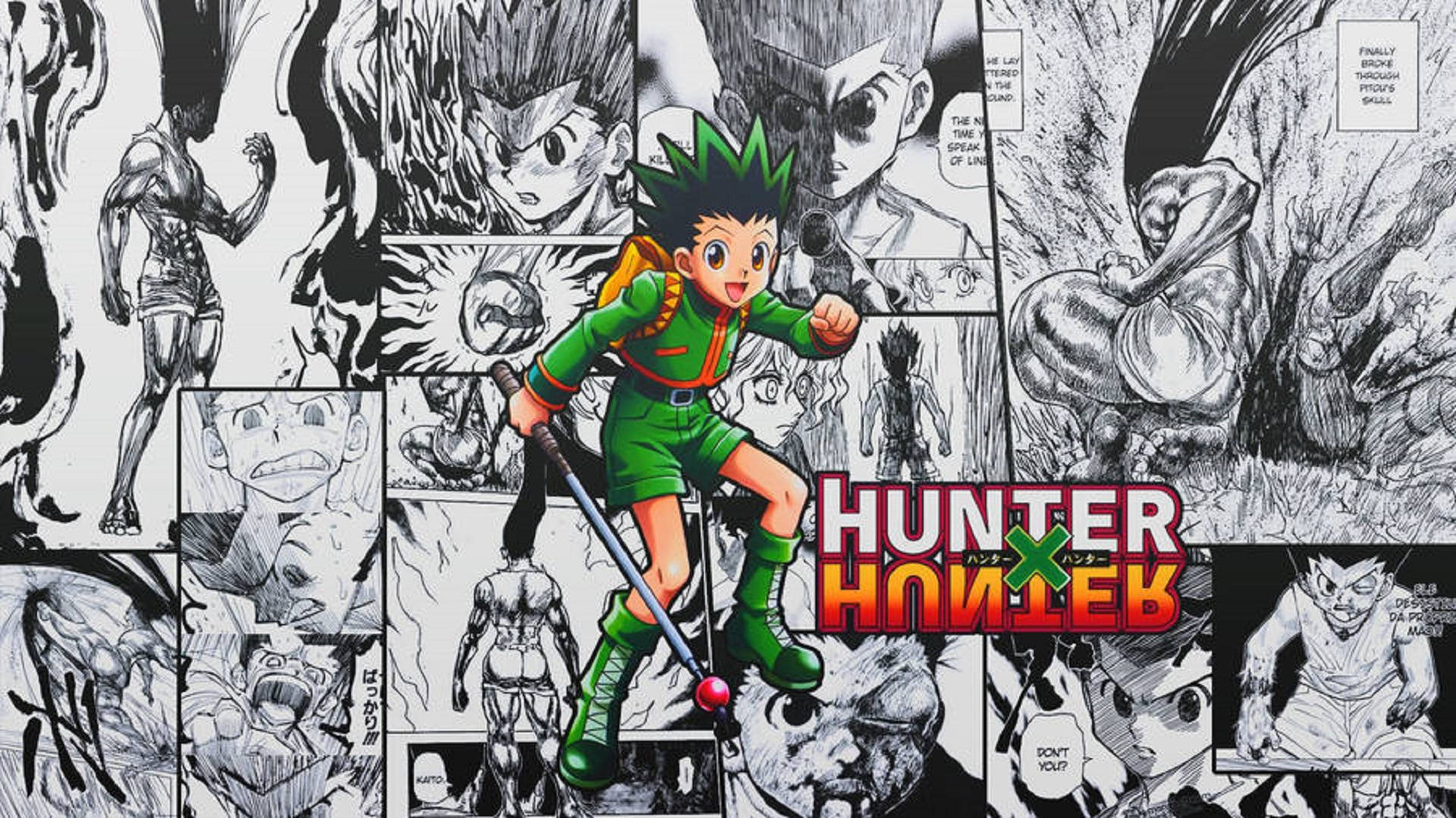 Gon Freecss Mangapanel Bakgrunner