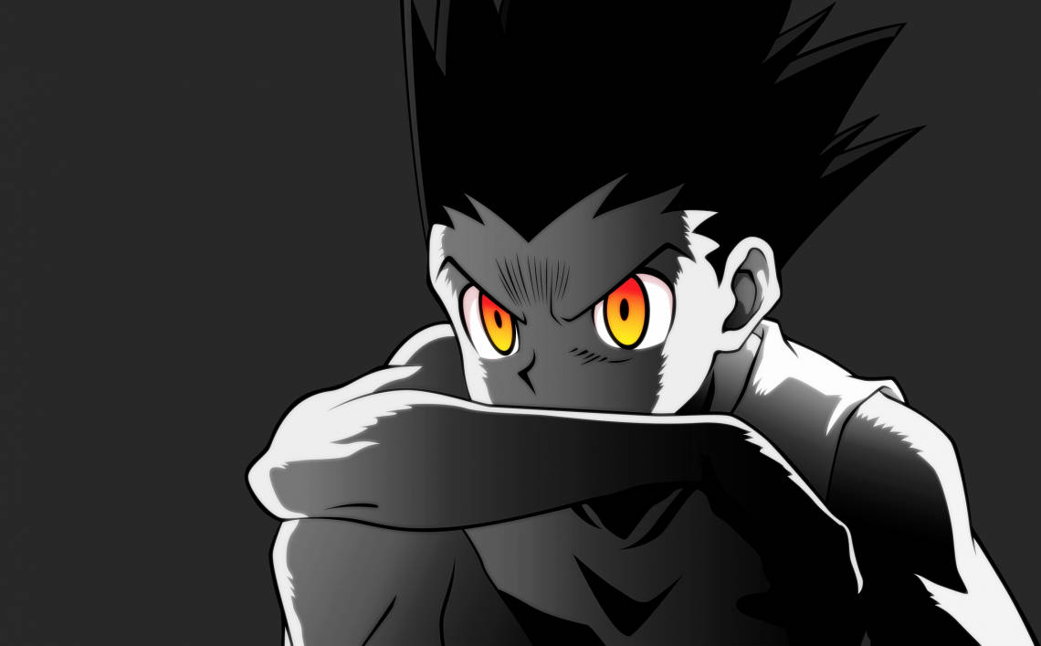 Gon Sort Anime Bakgrunner